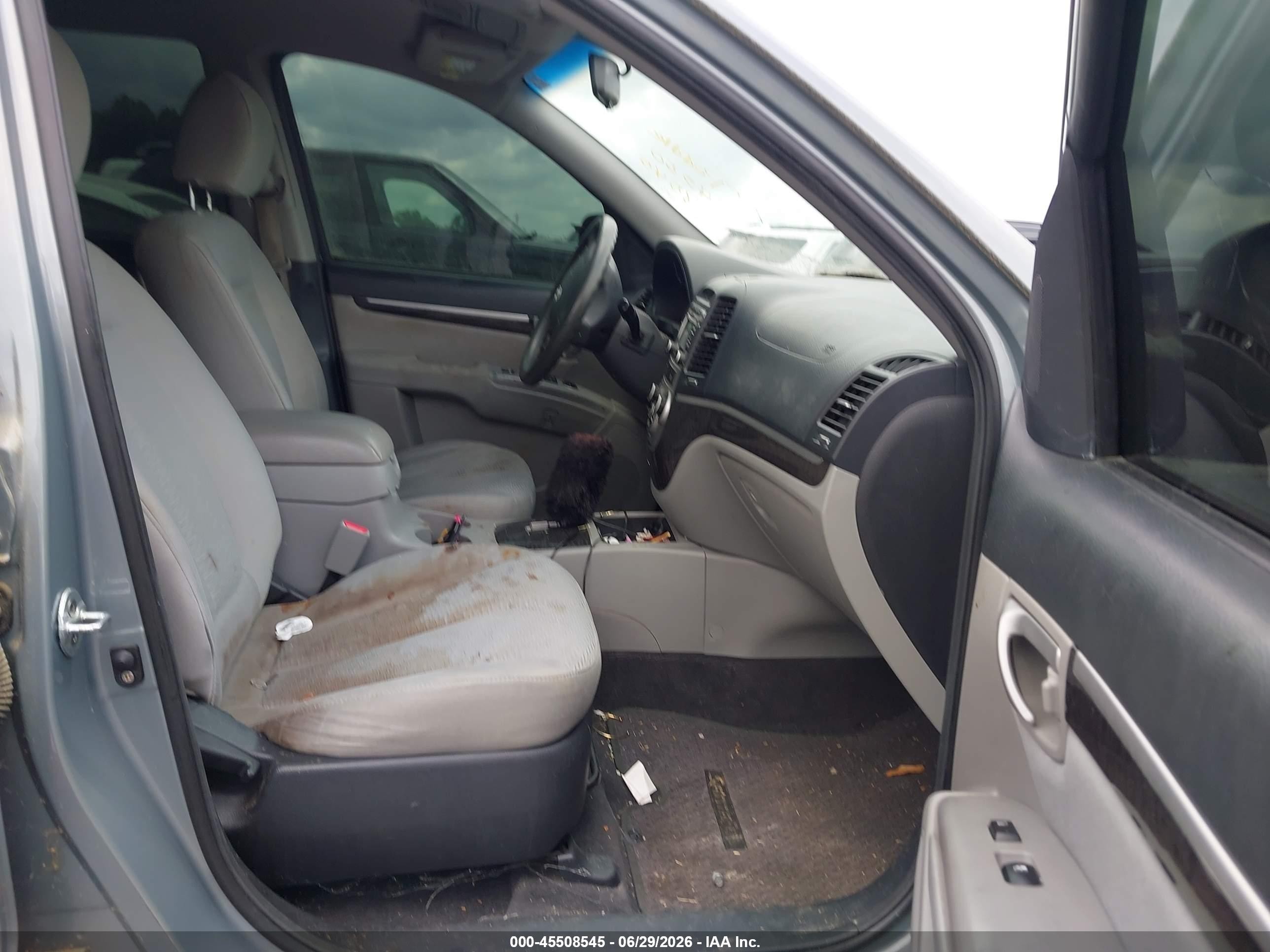 2009 Hyundai Santa Fe Gls Gray vin: 5NMSG13D89H252147