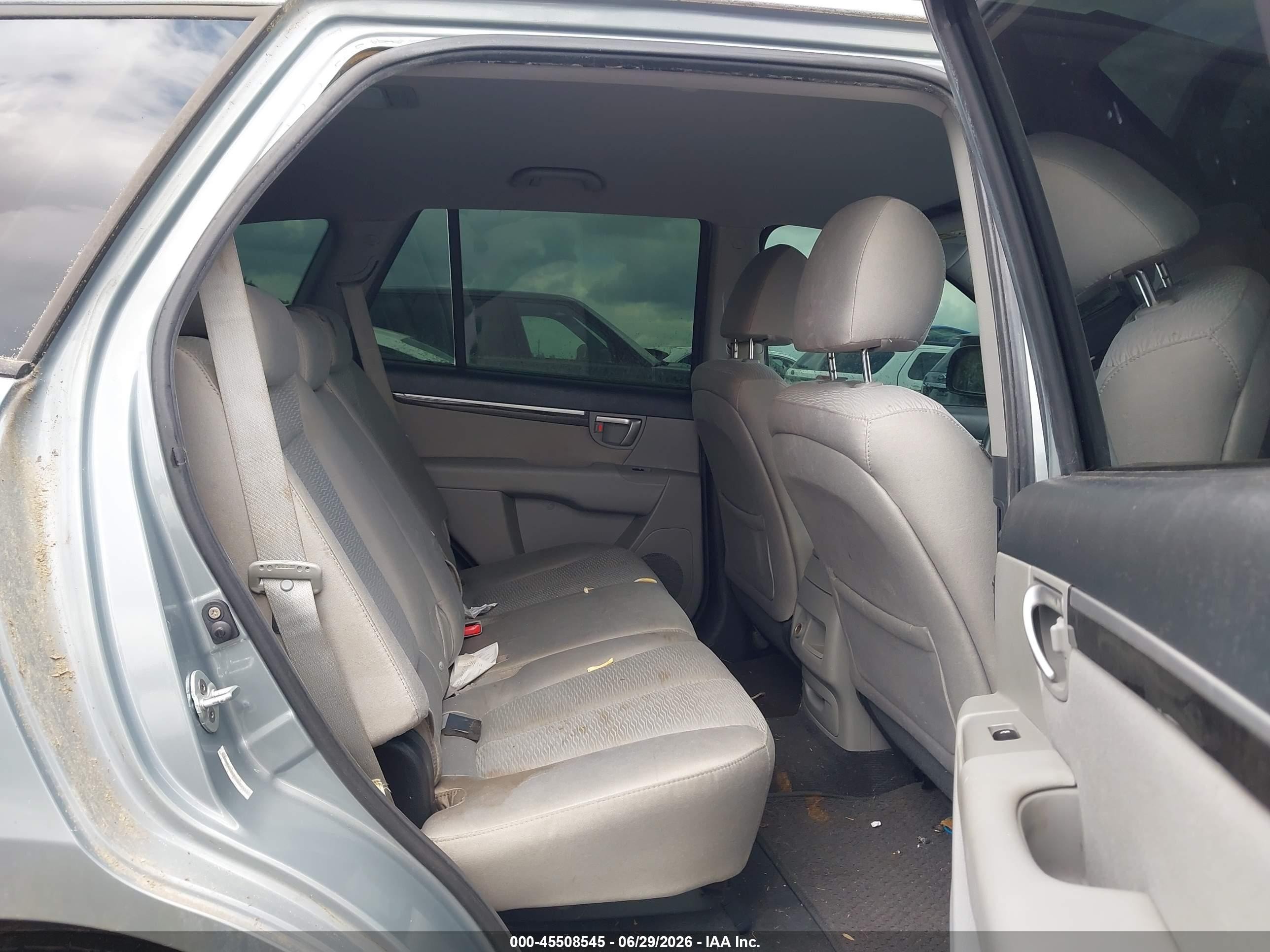 2009 Hyundai Santa Fe Gls Gray vin: 5NMSG13D89H252147