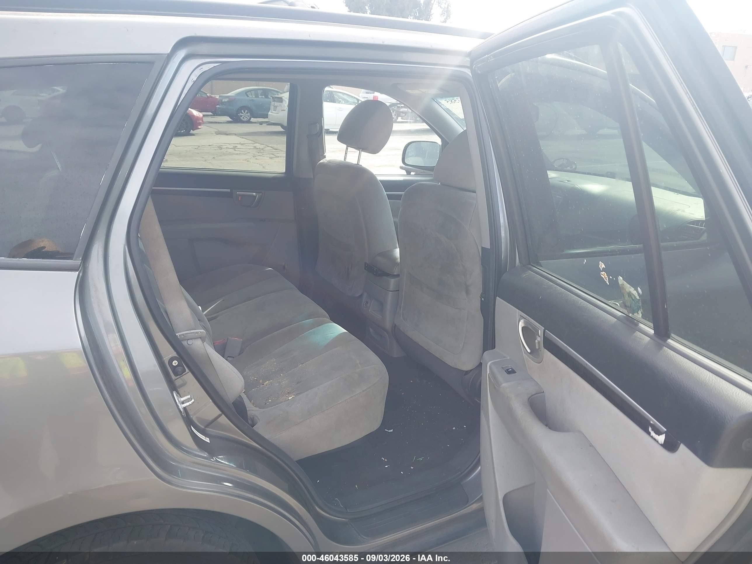 2009 Hyundai Santa Fe Gls Gray vin: 5NMSG13D89H253685