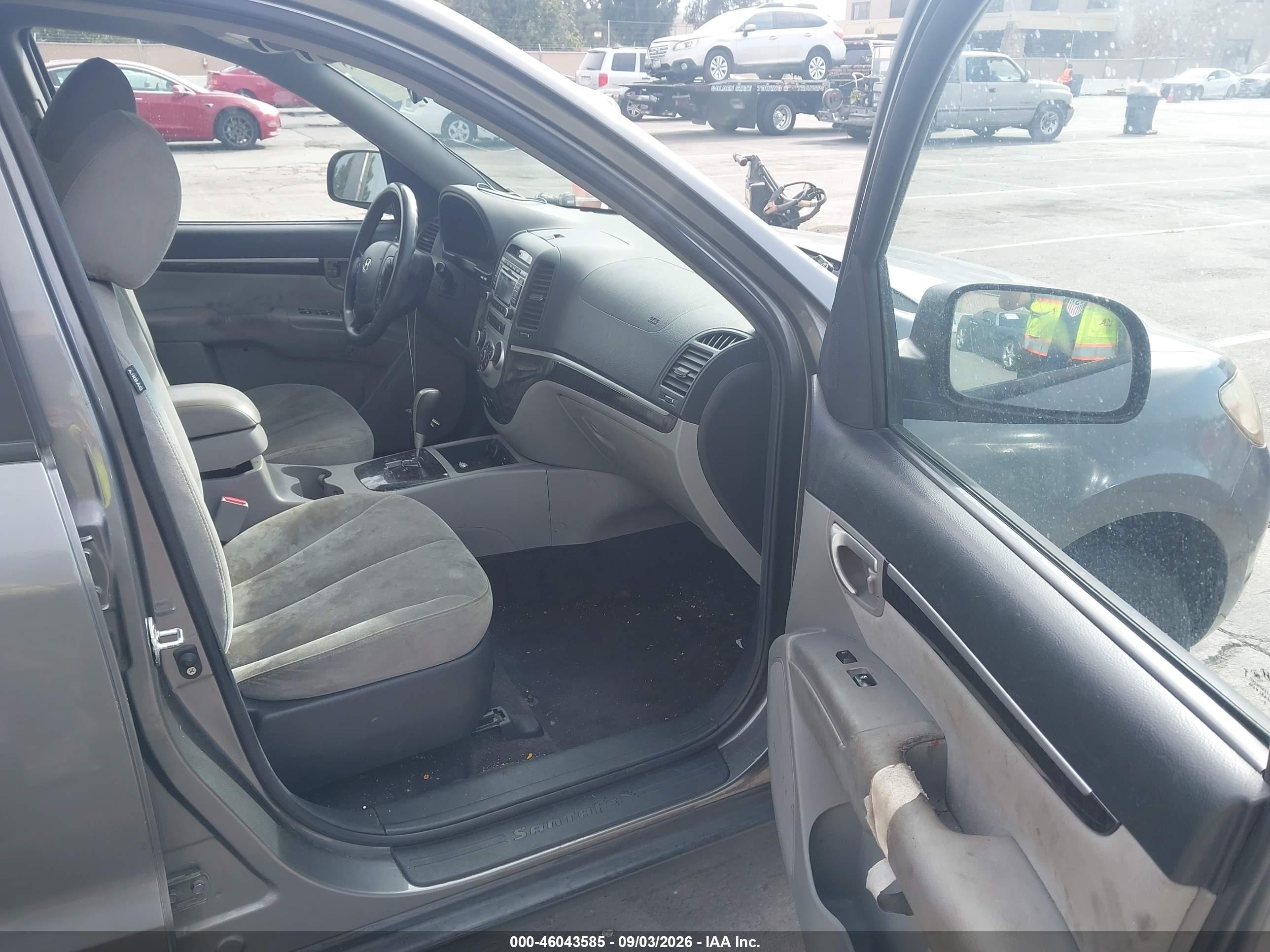 2009 Hyundai Santa Fe Gls Gray vin: 5NMSG13D89H253685