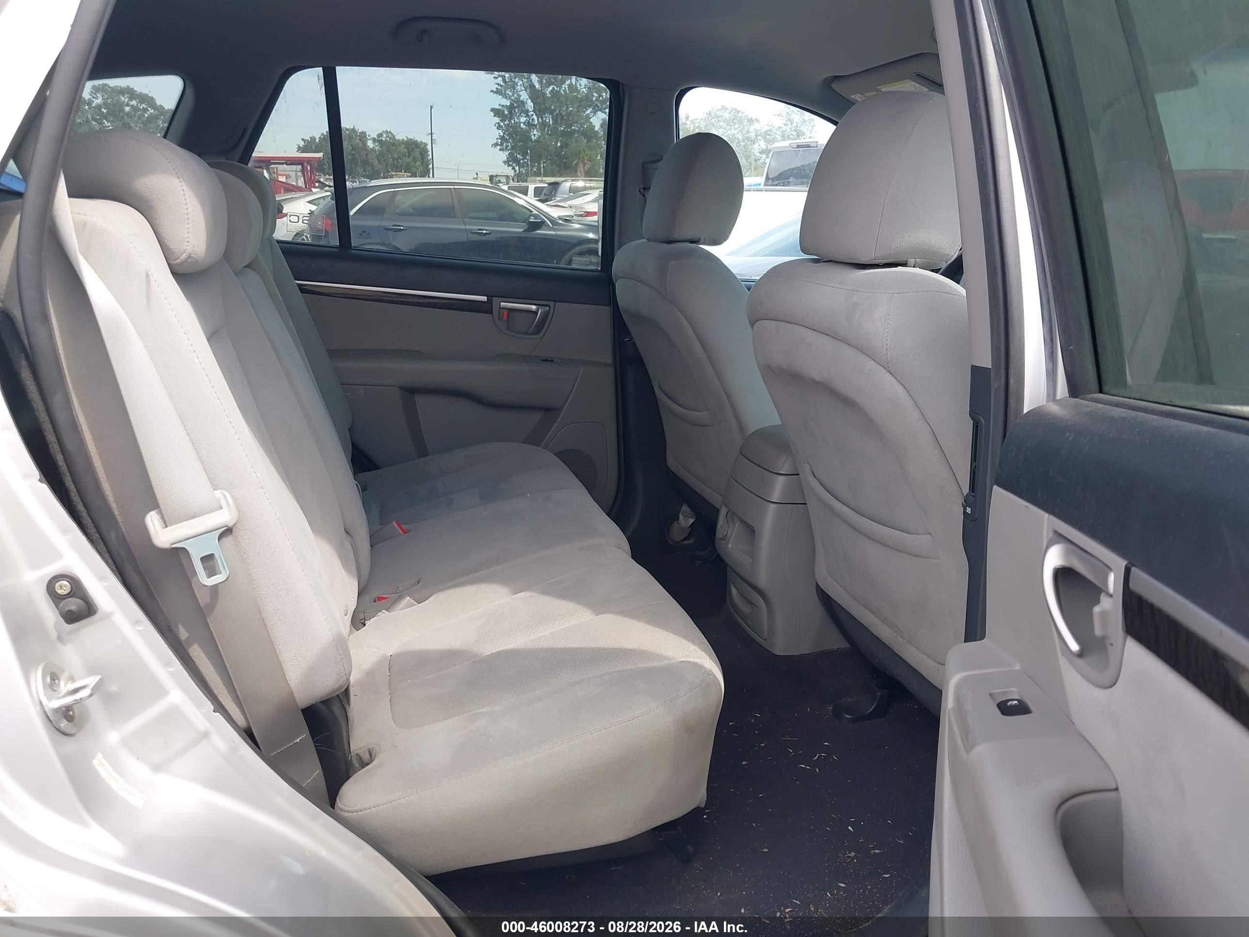2009 Hyundai Santa Fe Gls Silver vin: 5NMSG13D89H259499