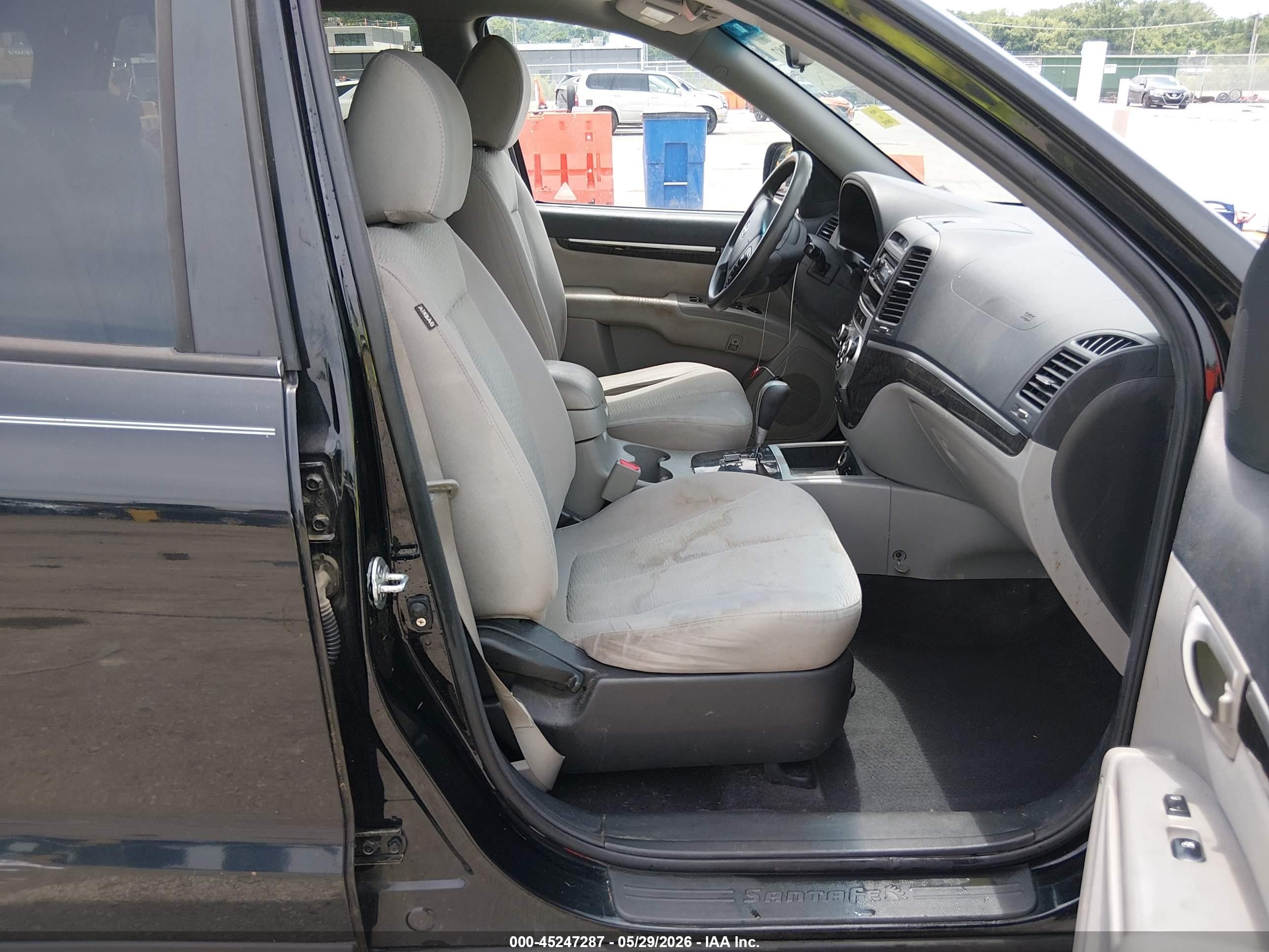 2009 Hyundai Santa Fe Gls Black vin: 5NMSG13D89H277355