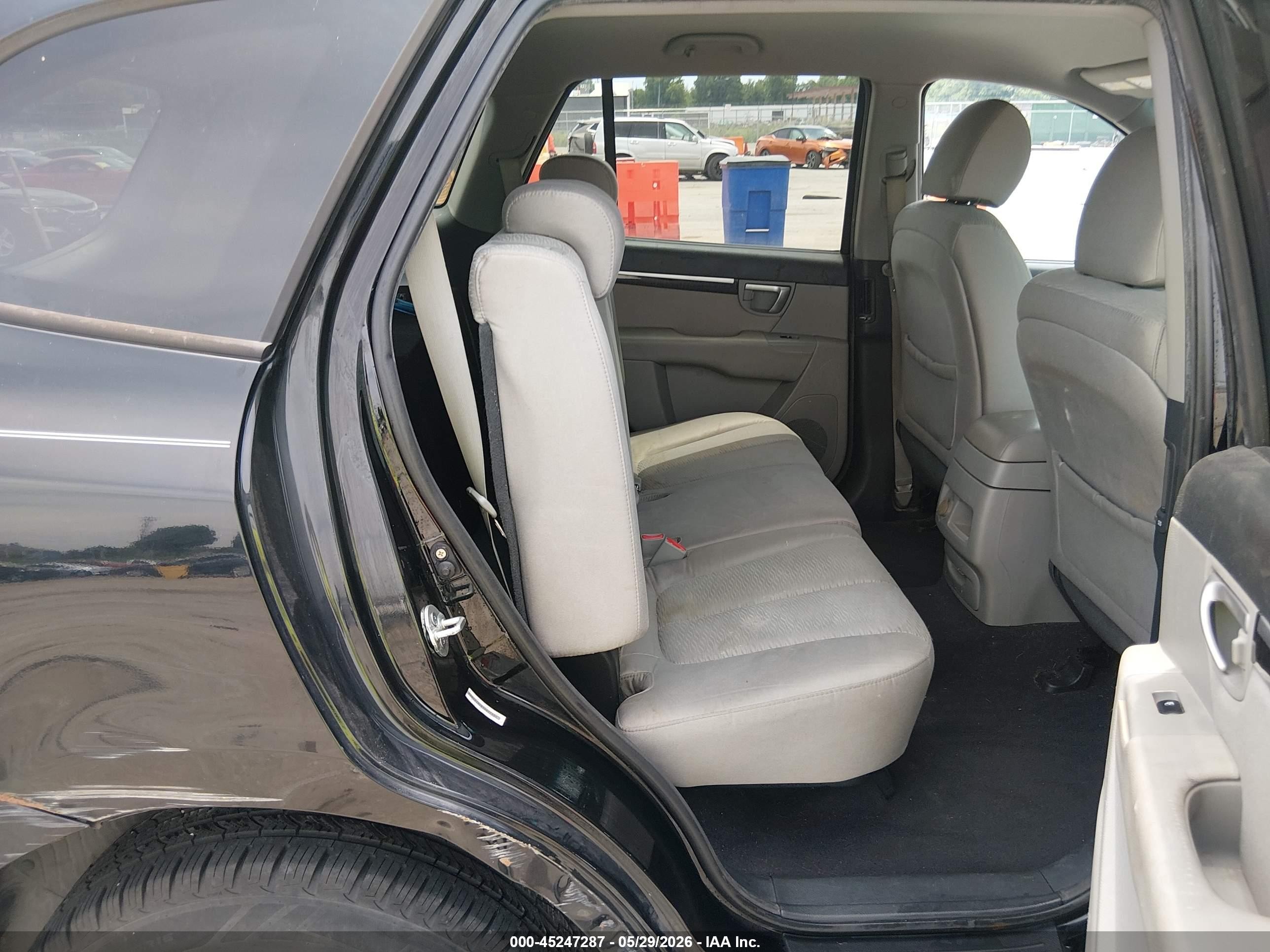 2009 Hyundai Santa Fe Gls Black vin: 5NMSG13D89H277355