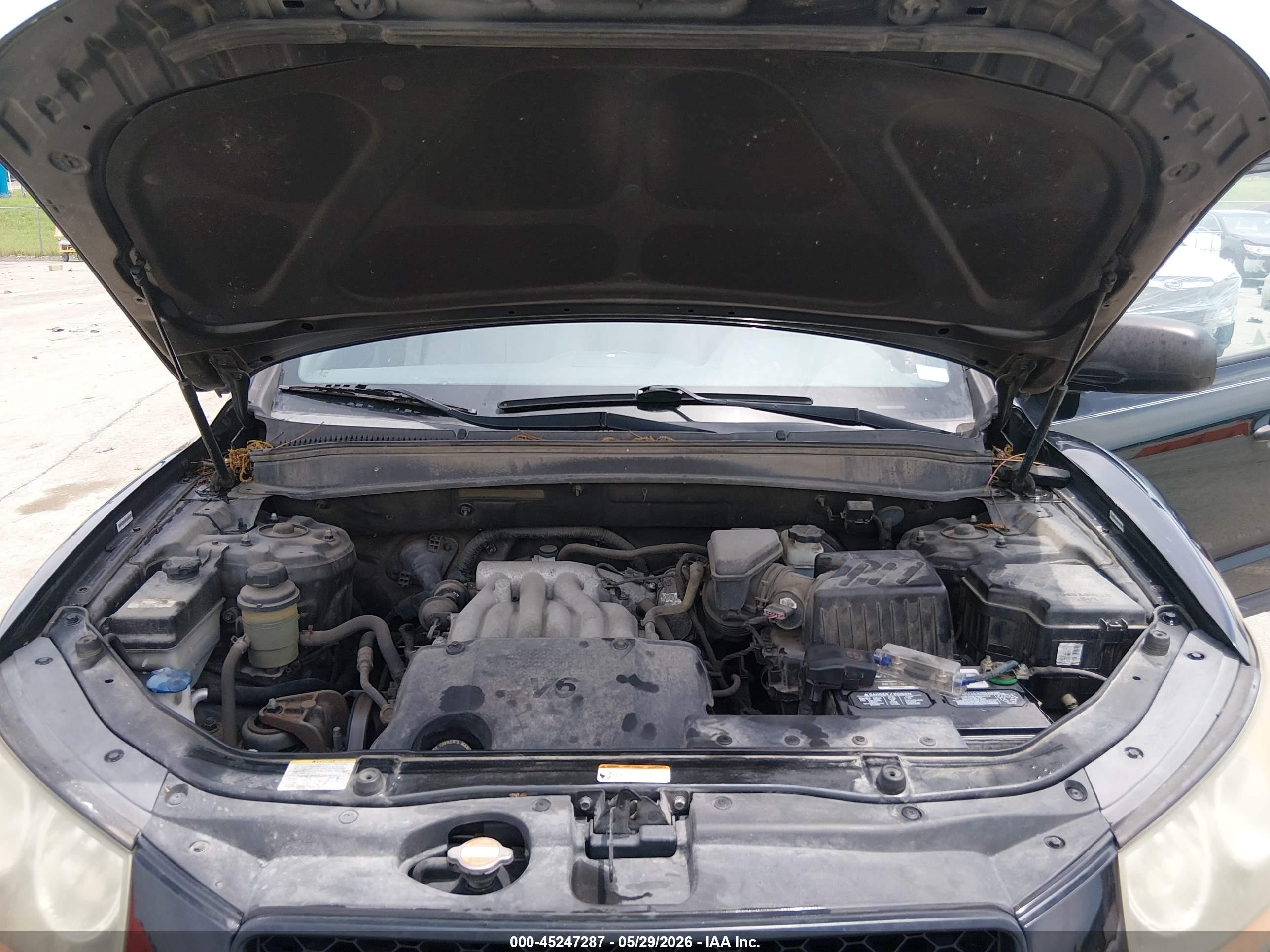 2009 Hyundai Santa Fe Gls Black vin: 5NMSG13D89H277355