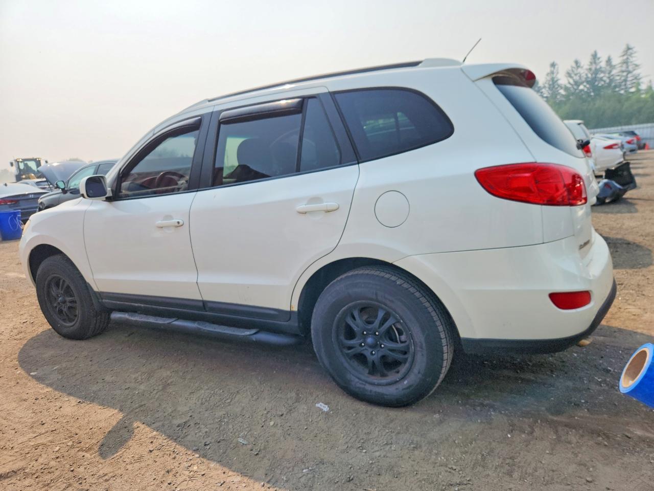 2009 Hyundai Santa Fe Gls White vin: 5NMSG13D89H284192