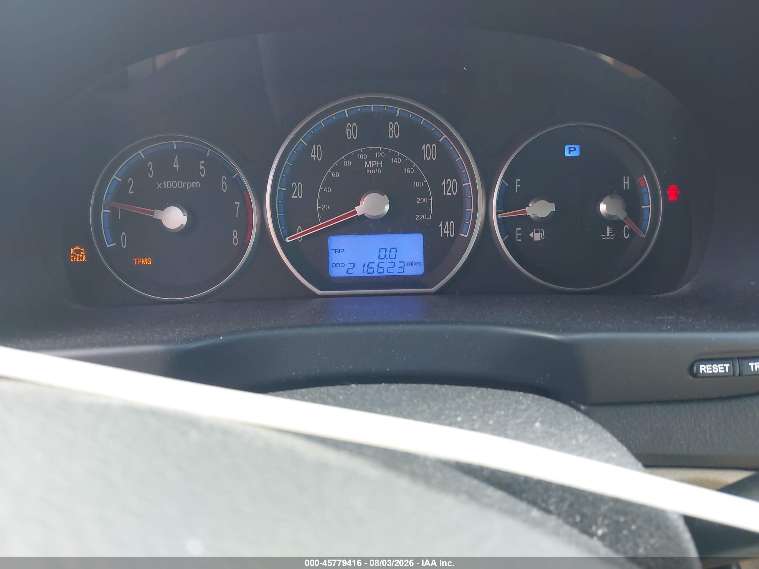 2009 Hyundai Santa Fe Gls Light Blue vin: 5NMSG13D89H286279