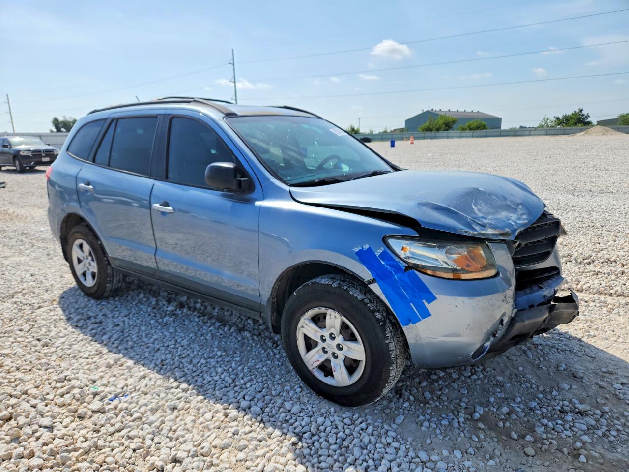 2009 Hyundai Santa Fe Gls Blue vin: 5NMSG13D89H310886