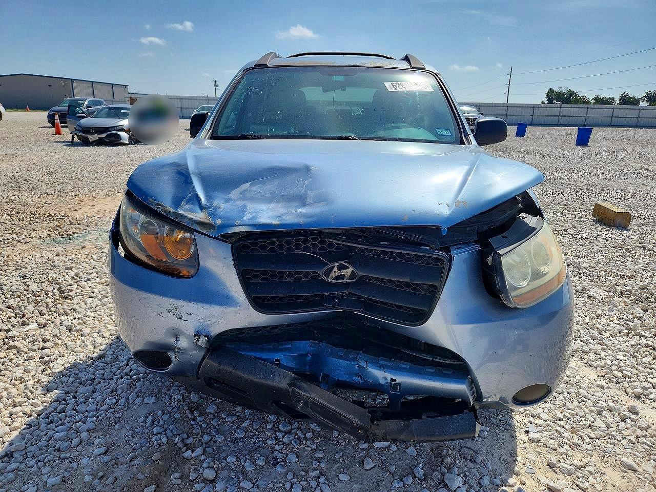 2009 Hyundai Santa Fe Gls Blue vin: 5NMSG13D89H310886
