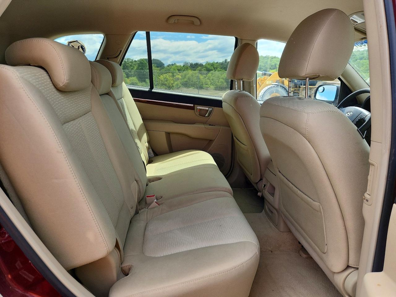 2009 Hyundai Santa Fe Gls Burgundy vin: 5NMSG13D89H326764
