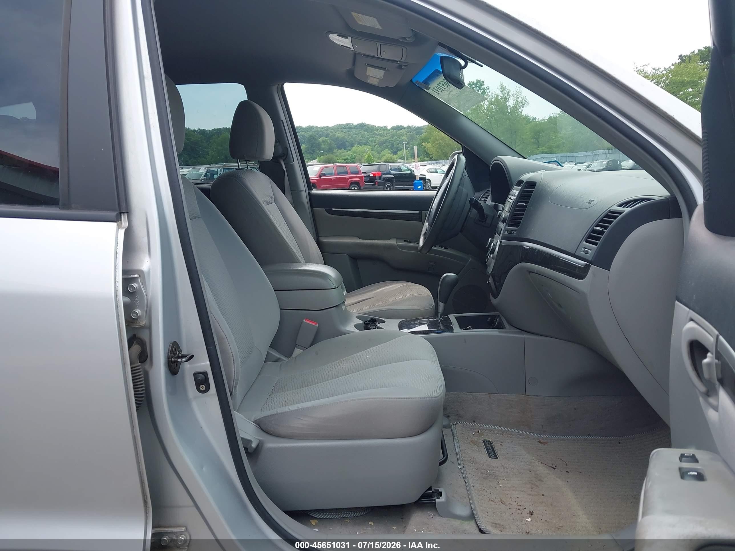 2007 Hyundai Santa Fe Gls Silver vin: 5NMSG13D97H002476
