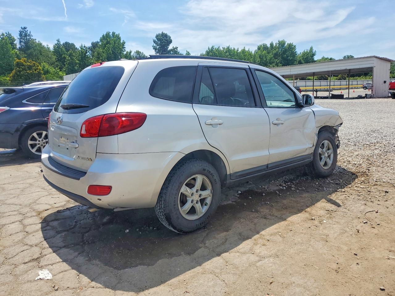 2008 Hyundai Santa Fe Gls Silver vin: 5NMSG13D98H132517