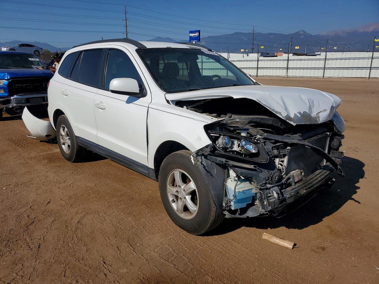 2008 Hyundai Santa Fe Gls Gray vin: 5NMSG13D98H158521