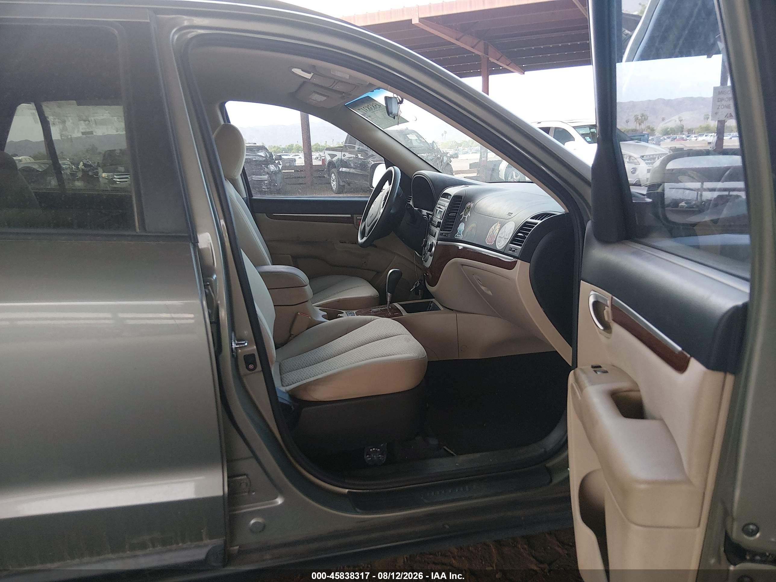 2008 Hyundai Santa Fe Gls Green vin: 5NMSG13D98H185458
