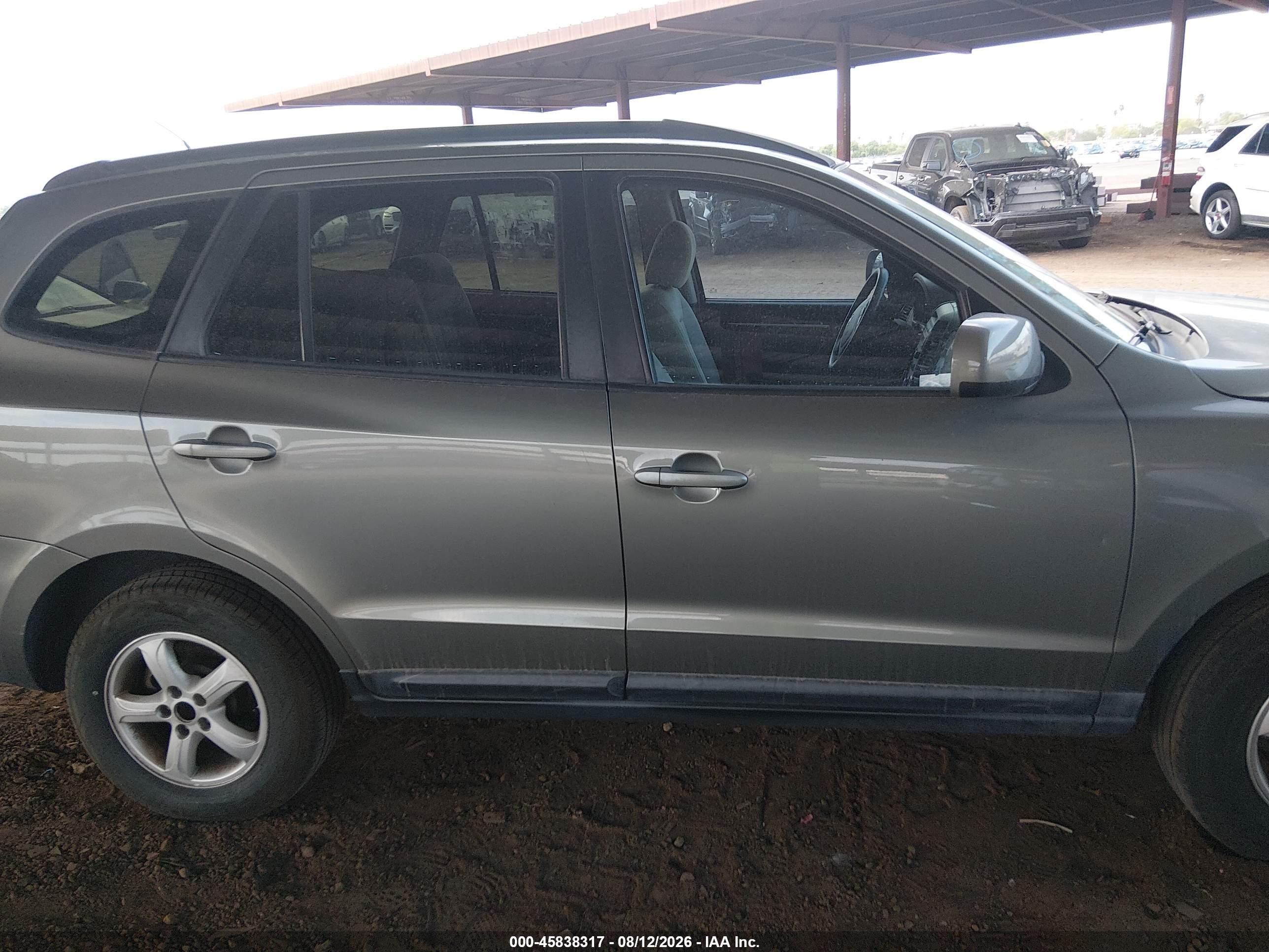 2008 Hyundai Santa Fe Gls Green vin: 5NMSG13D98H185458