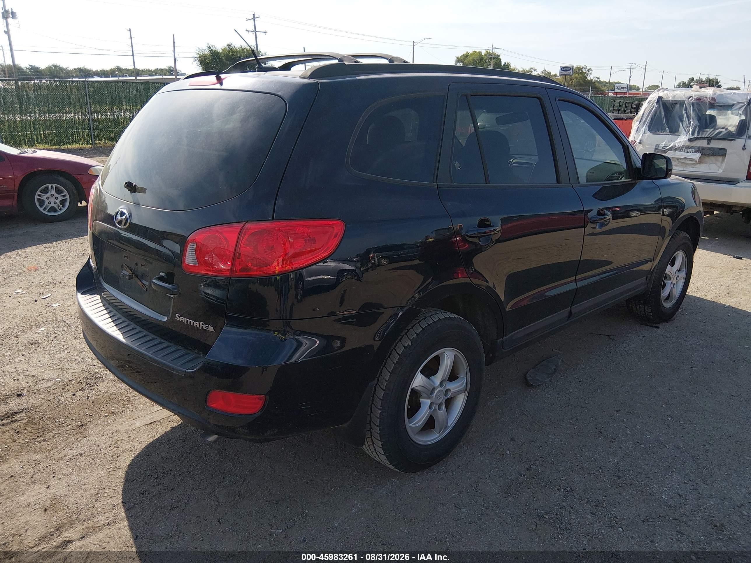 2008 Hyundai Santa Fe Gls Blue vin: 5NMSG13D98H225554