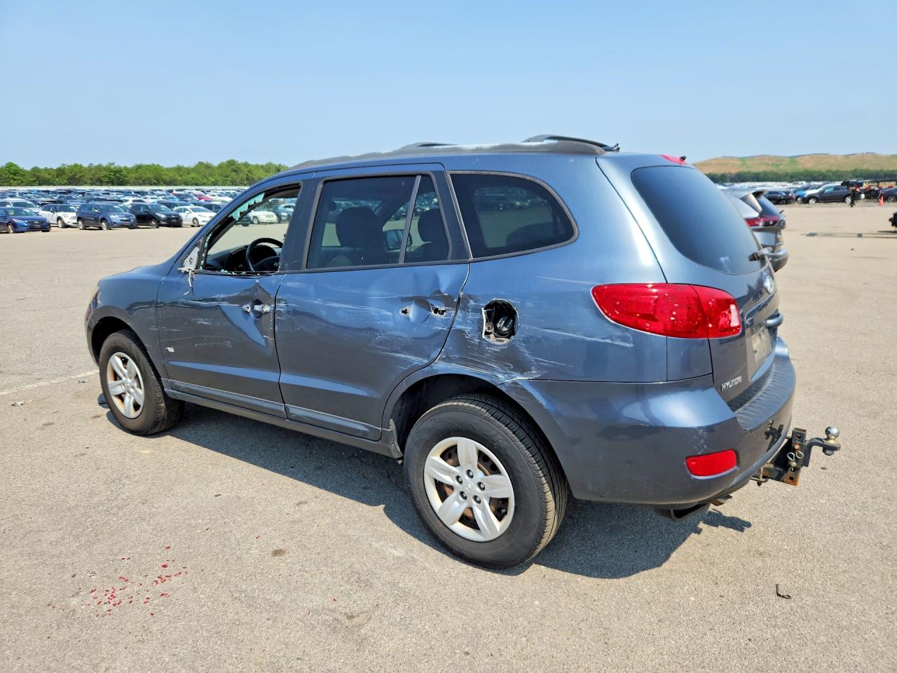 2009 Hyundai Santa Fe Gls Blue vin: 5NMSG13D99H233395