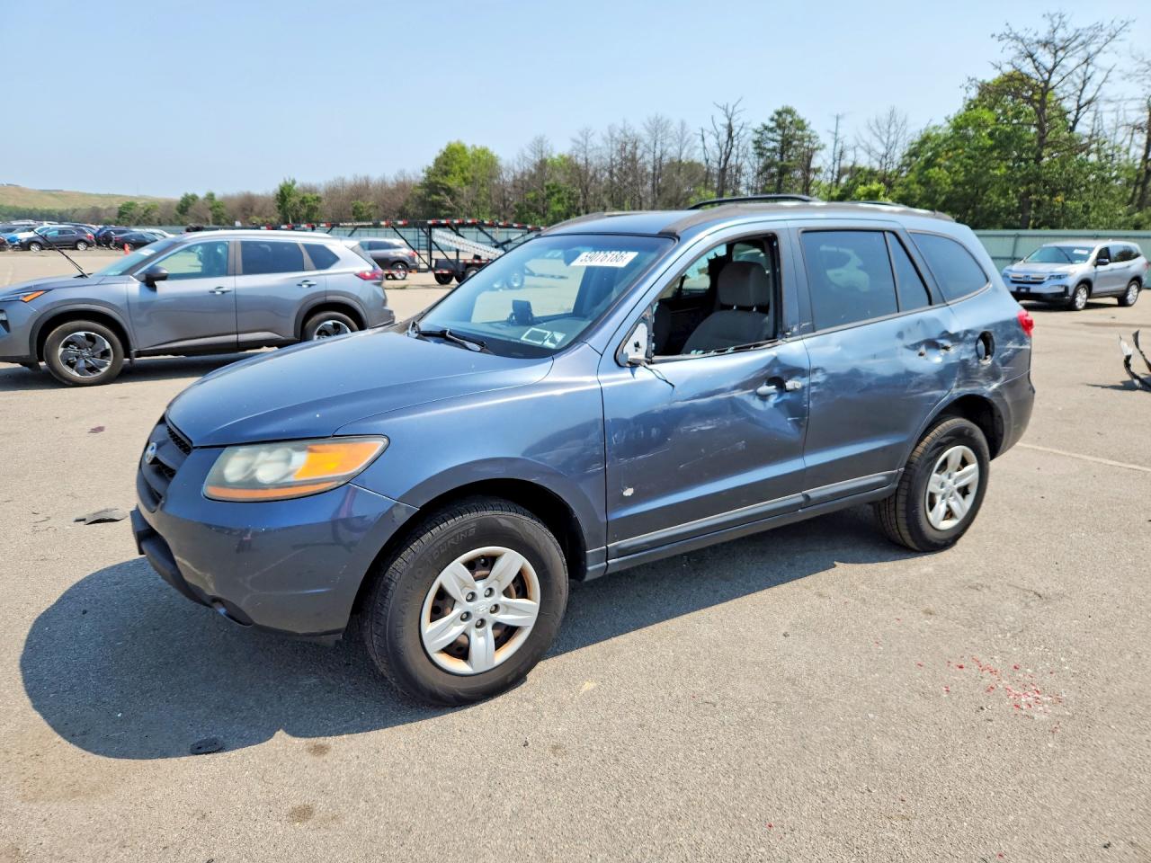2009 Hyundai Santa Fe Gls Blue vin: 5NMSG13D99H233395