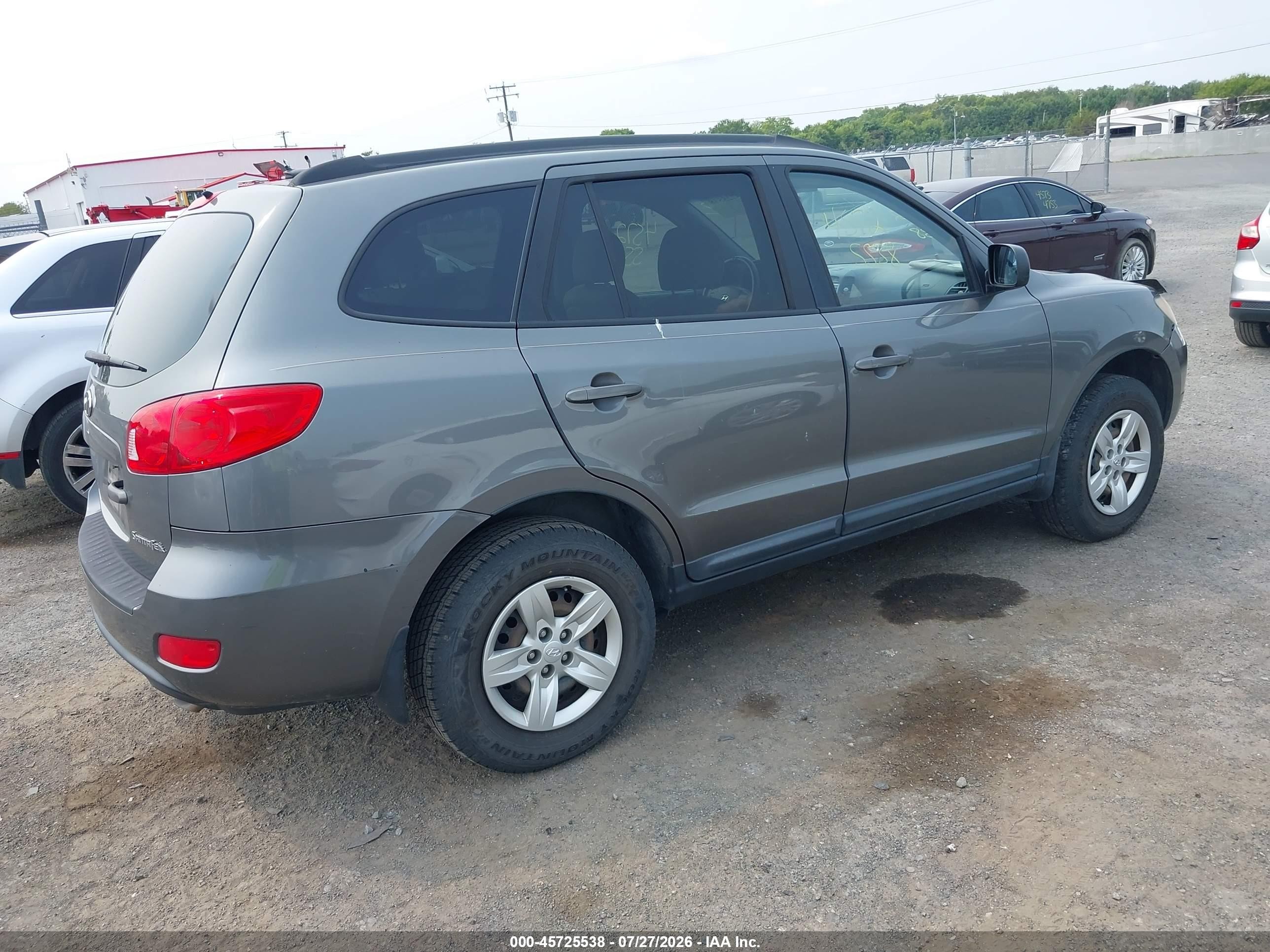 2009 Hyundai Santa Fe Gls Gray vin: 5NMSG13D99H233512