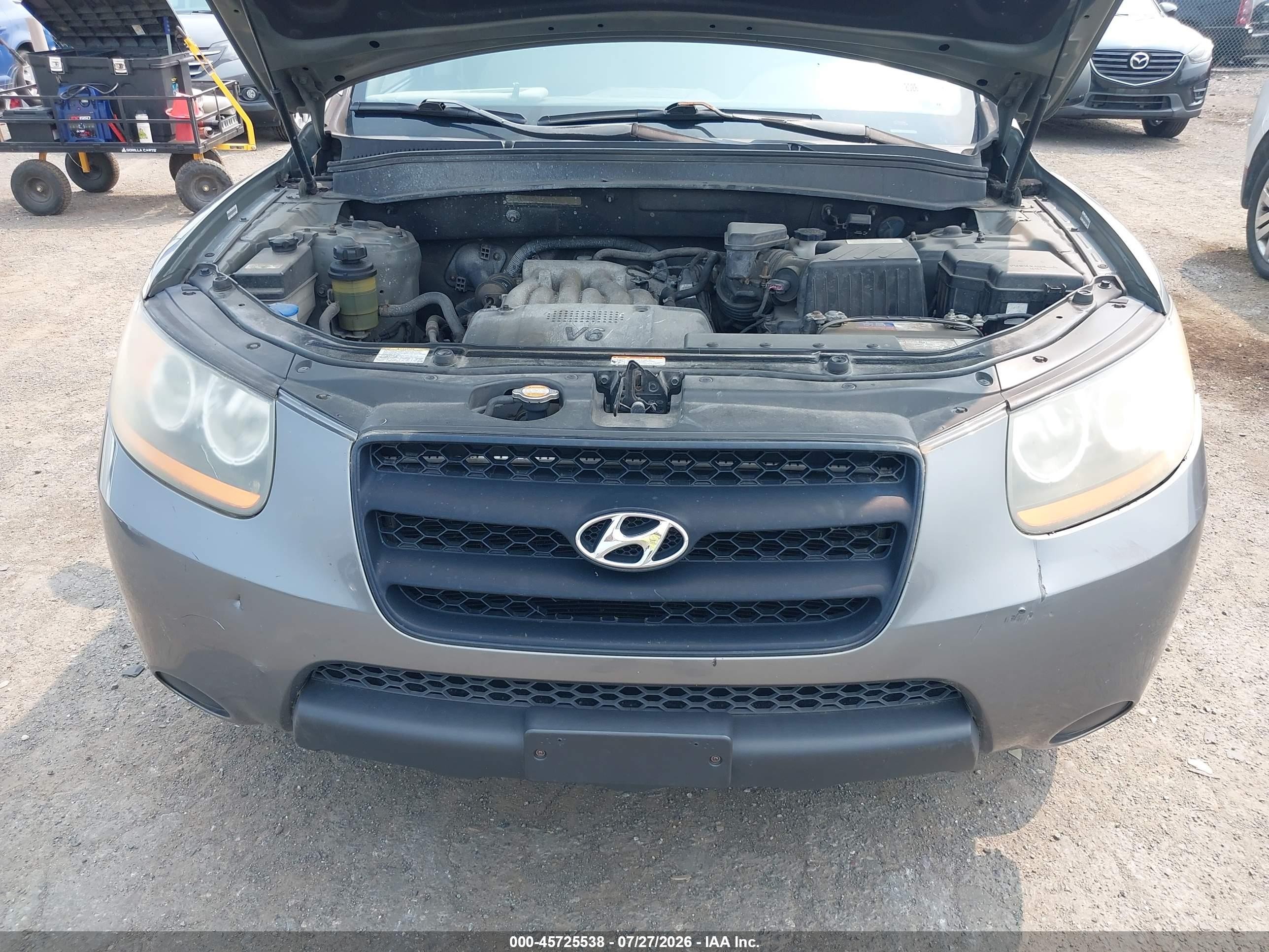 2009 Hyundai Santa Fe Gls Gray vin: 5NMSG13D99H233512