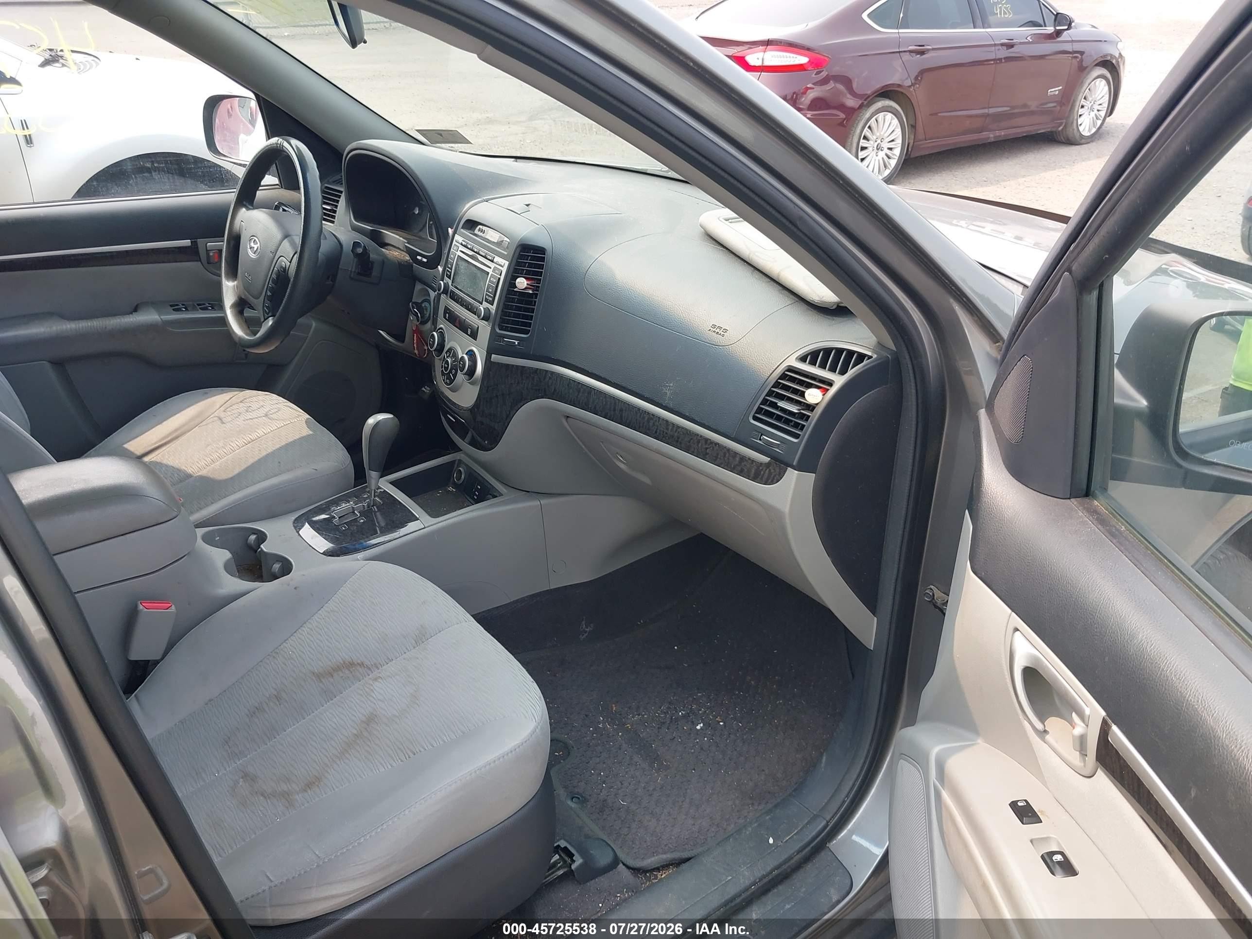 2009 Hyundai Santa Fe Gls Gray vin: 5NMSG13D99H233512