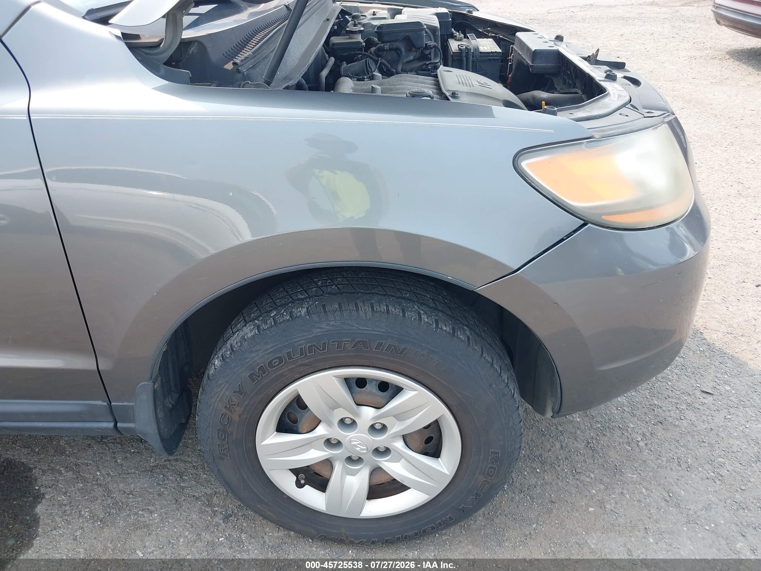 2009 Hyundai Santa Fe Gls Gray vin: 5NMSG13D99H233512