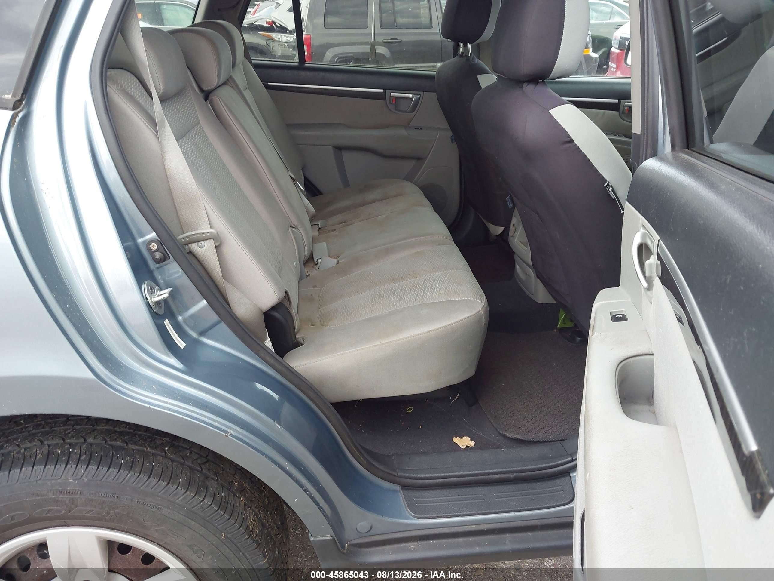 2009 Hyundai Santa Fe Gls Light Blue vin: 5NMSG13D99H323324