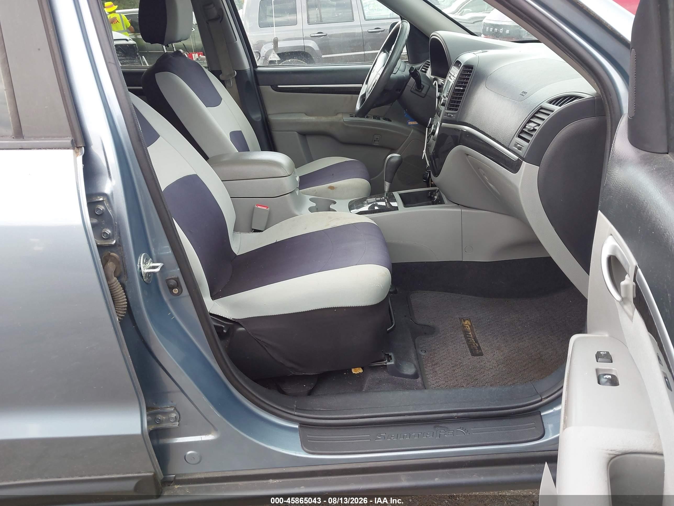 2009 Hyundai Santa Fe Gls Light Blue vin: 5NMSG13D99H323324