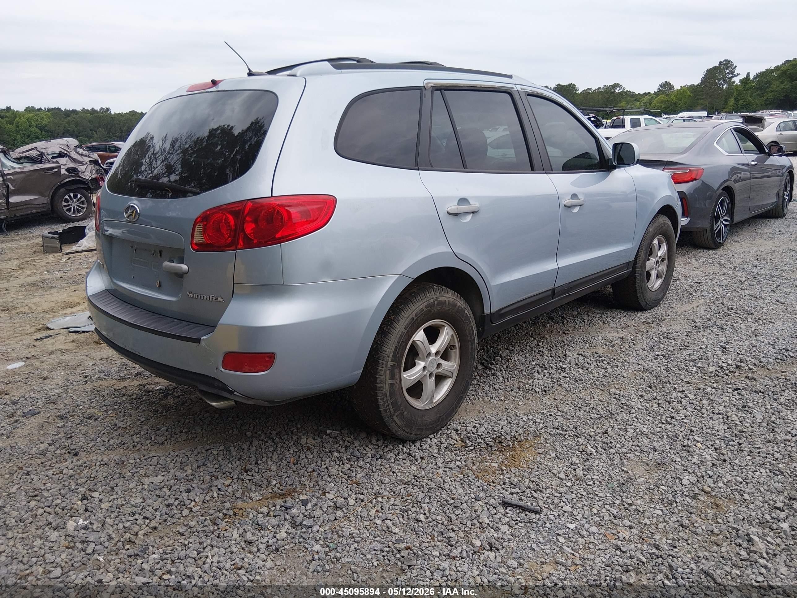 2007 Hyundai Santa Fe Gls Blue vin: 5NMSG13DX7H083178