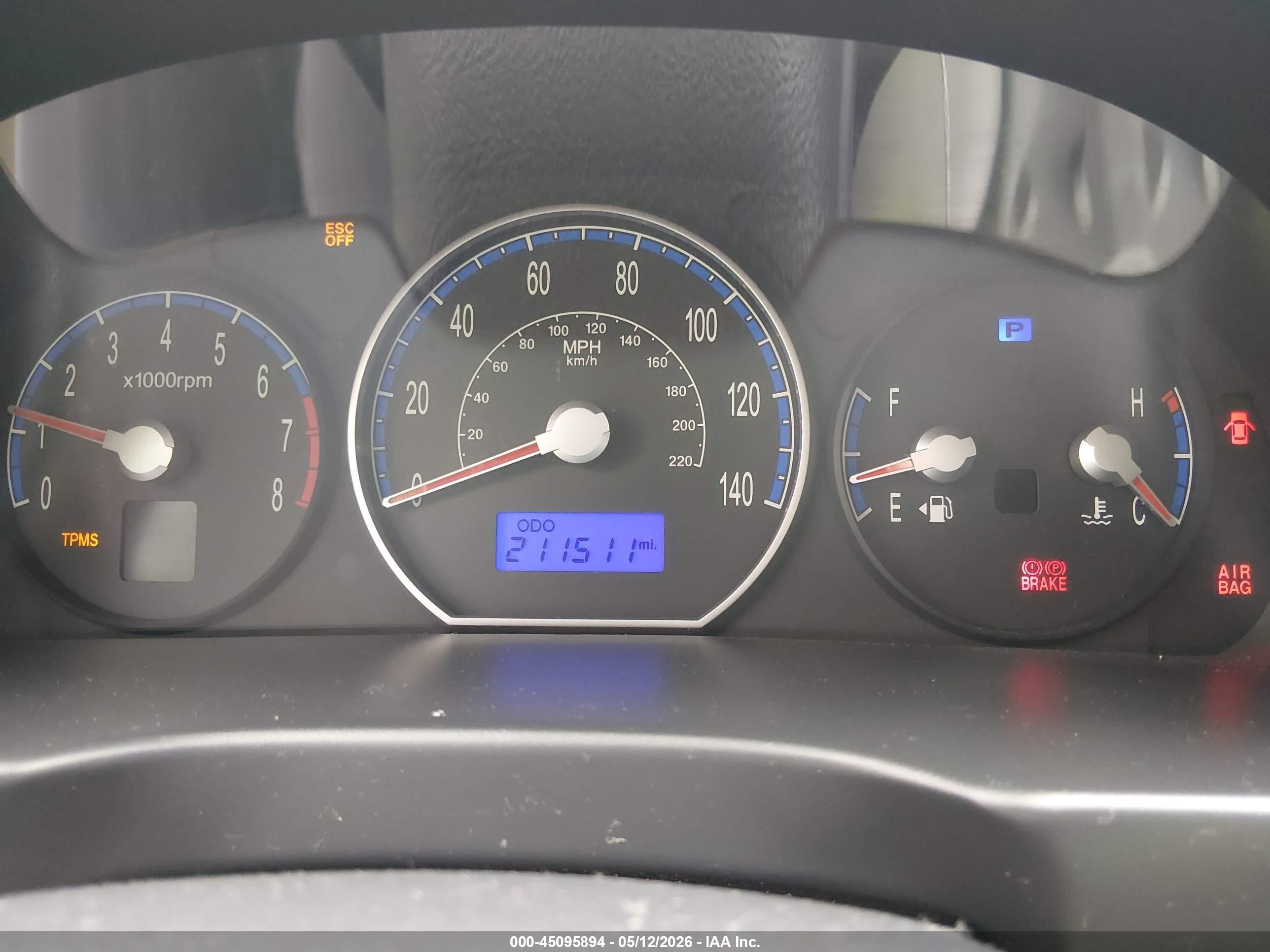 2007 Hyundai Santa Fe Gls Blue vin: 5NMSG13DX7H083178