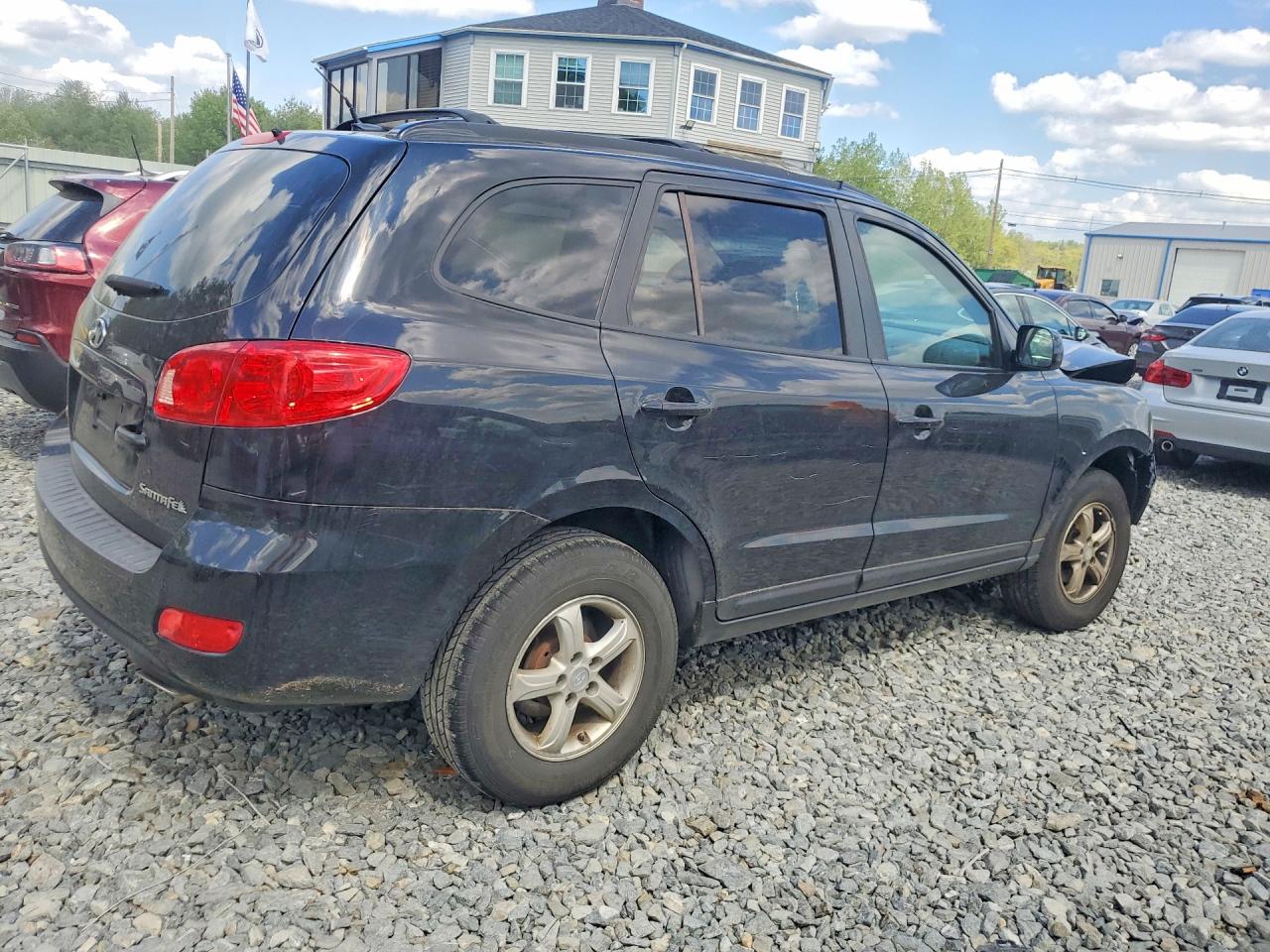 2007 Hyundai Santa Fe Gls Черный vin: 5NMSG13DX7H110525