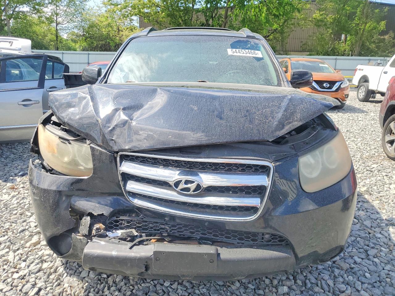 2007 Hyundai Santa Fe Gls Черный vin: 5NMSG13DX7H110525
