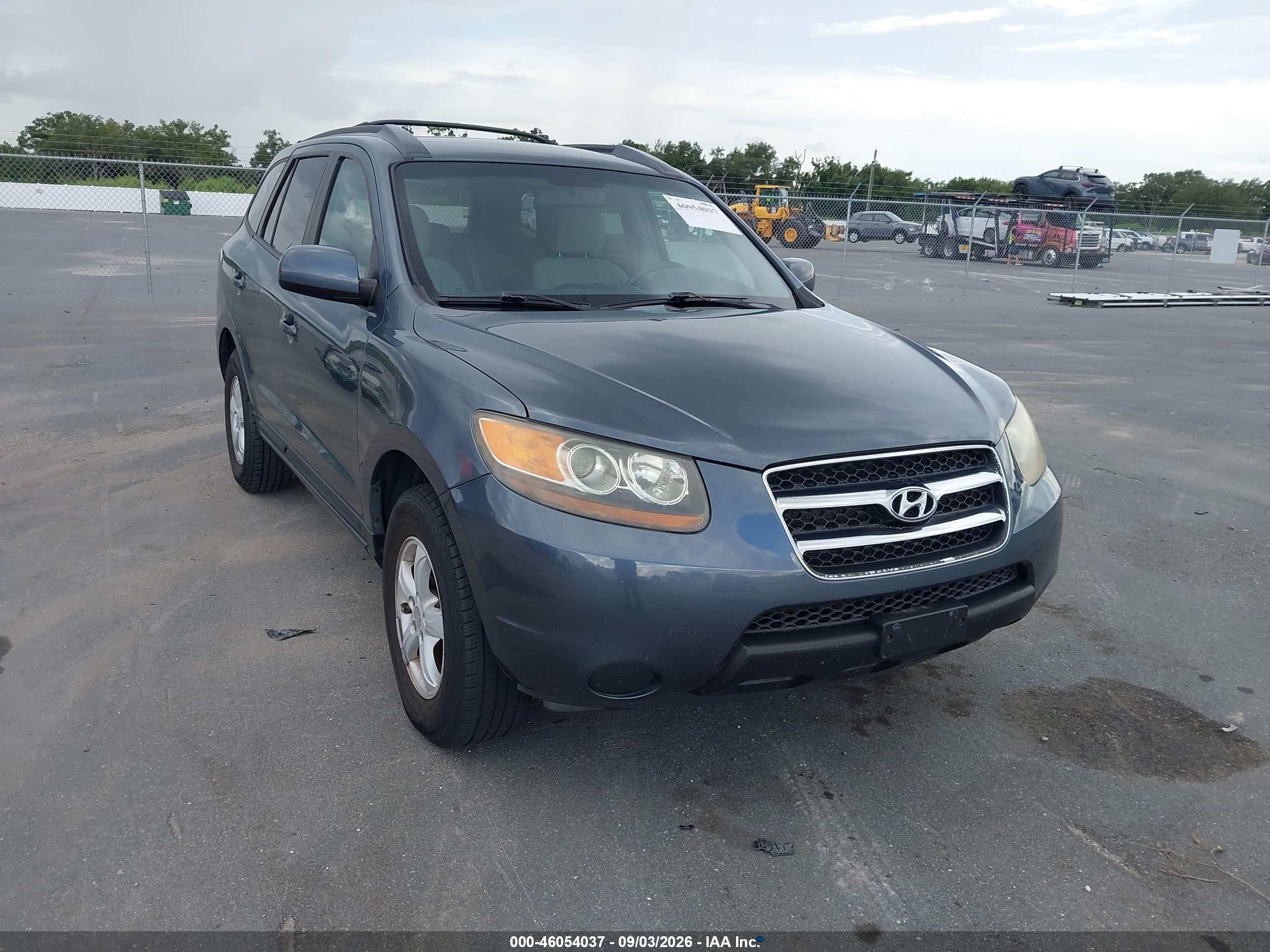 2007 Hyundai Santa Fe Gls Серый vin: 5NMSG13DX7H114865