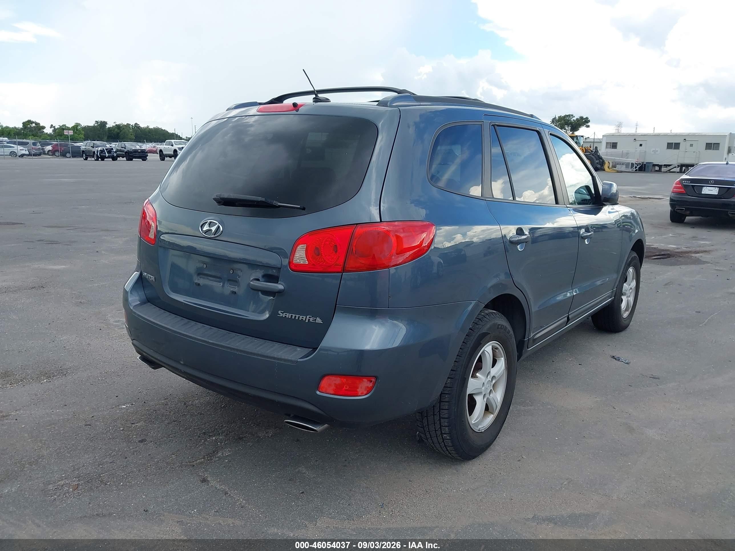 2007 Hyundai Santa Fe Gls Серый vin: 5NMSG13DX7H114865