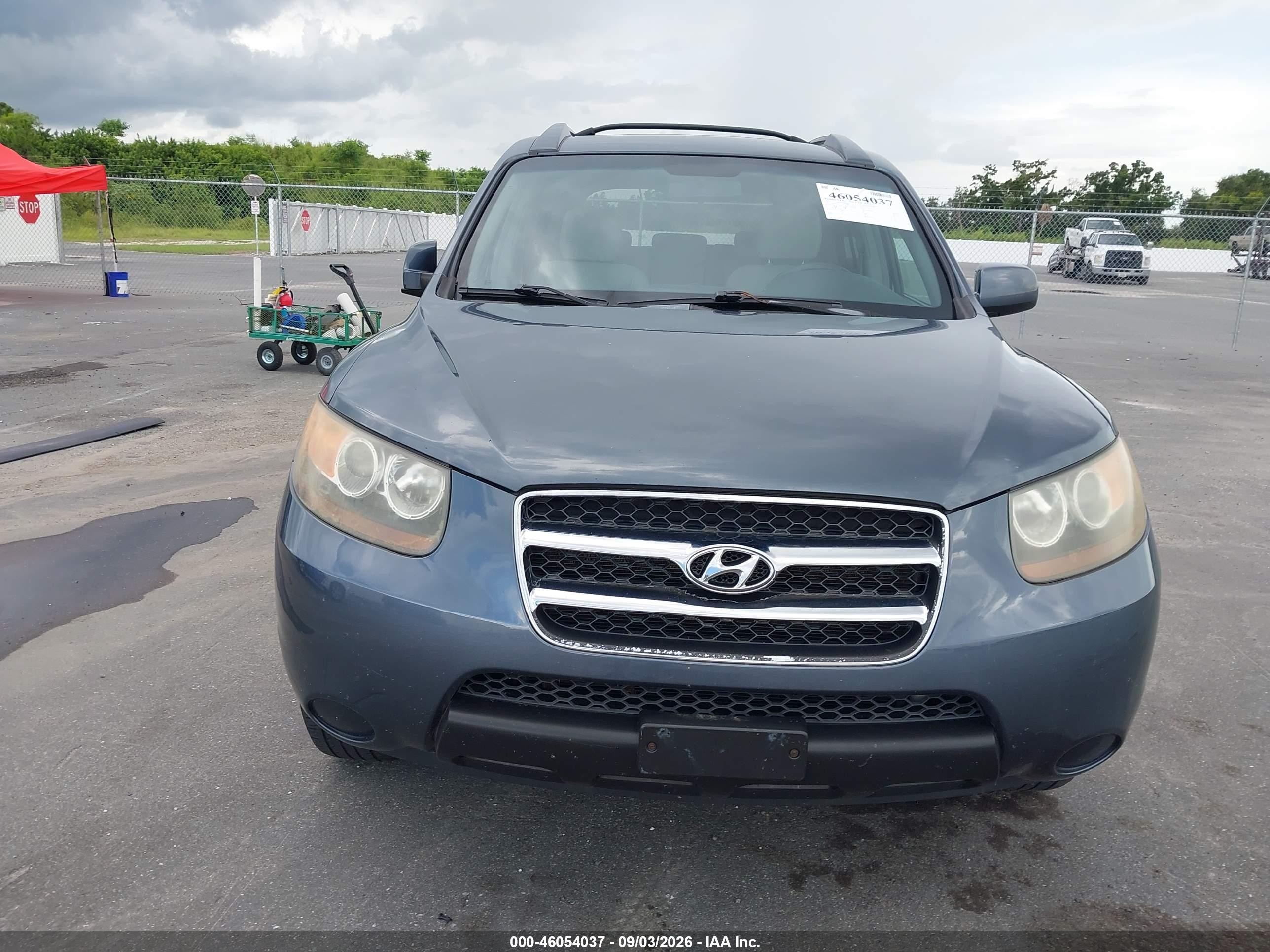 2007 Hyundai Santa Fe Gls Серый vin: 5NMSG13DX7H114865