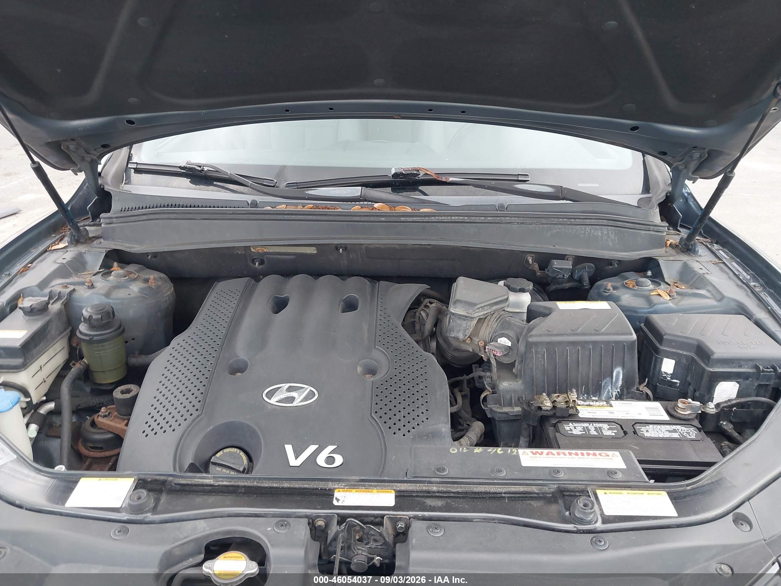 2007 Hyundai Santa Fe Gls Серый vin: 5NMSG13DX7H114865