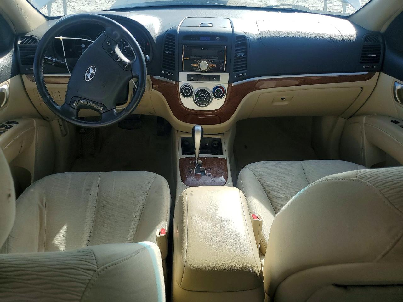 2007 Hyundai Santa Fe Gls White vin: 5NMSG13DX7H121699