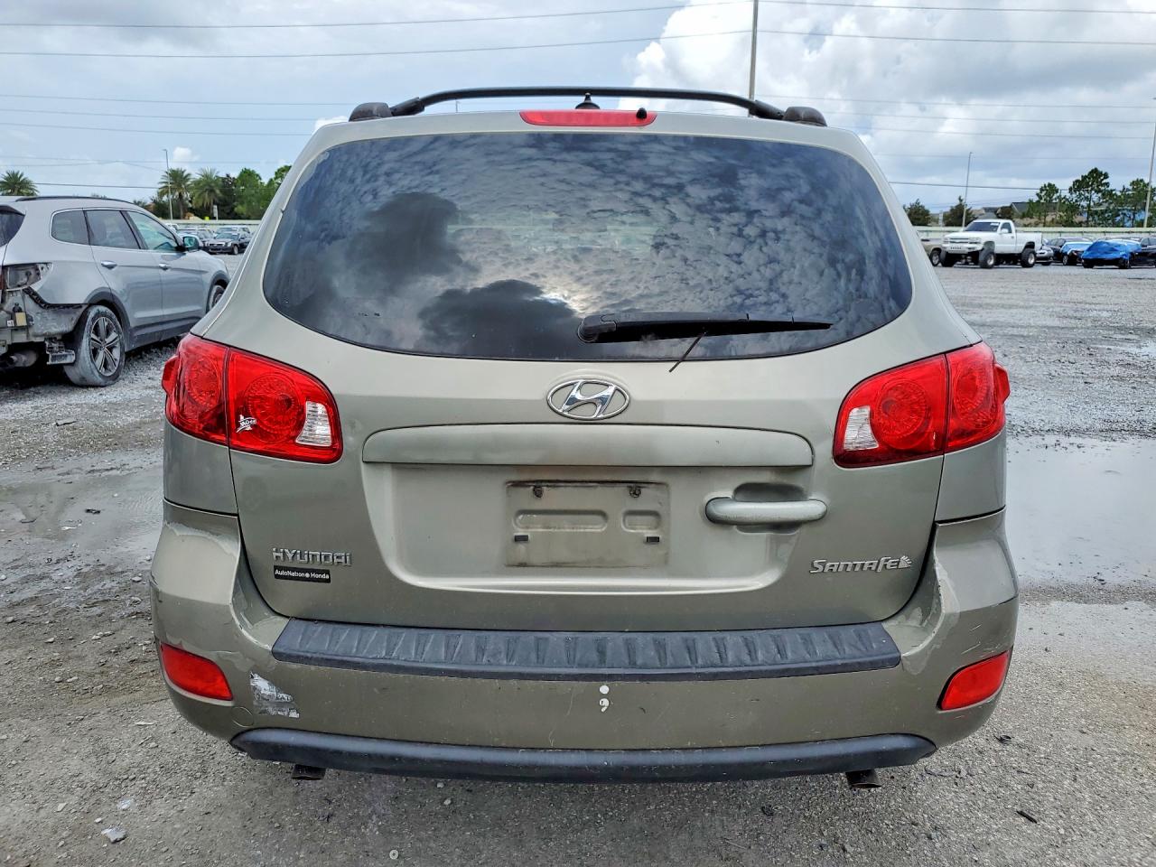 2008 Hyundai Santa Fe Gls Green vin: 5NMSG13DX8H180592