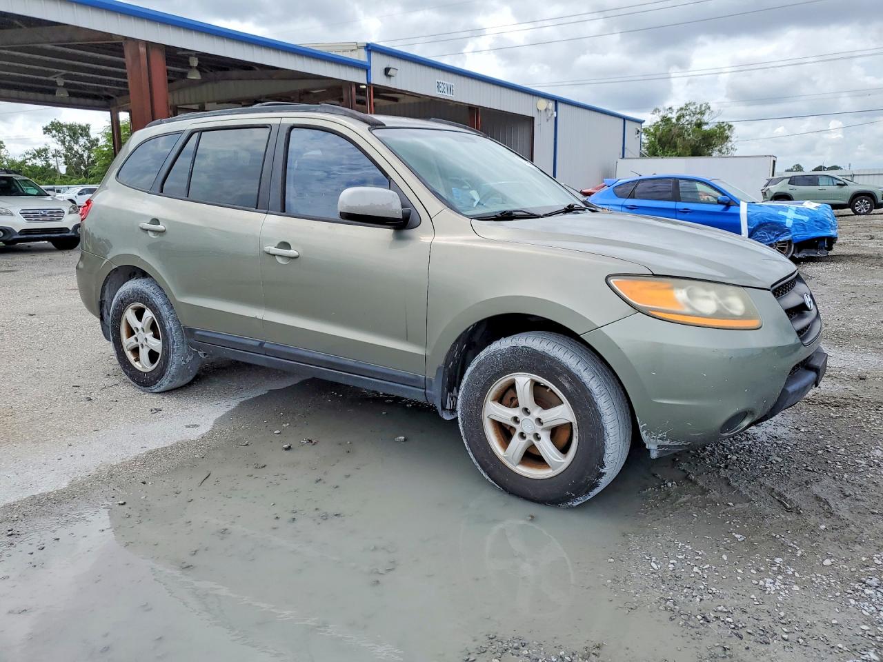2008 Hyundai Santa Fe Gls Green vin: 5NMSG13DX8H180592