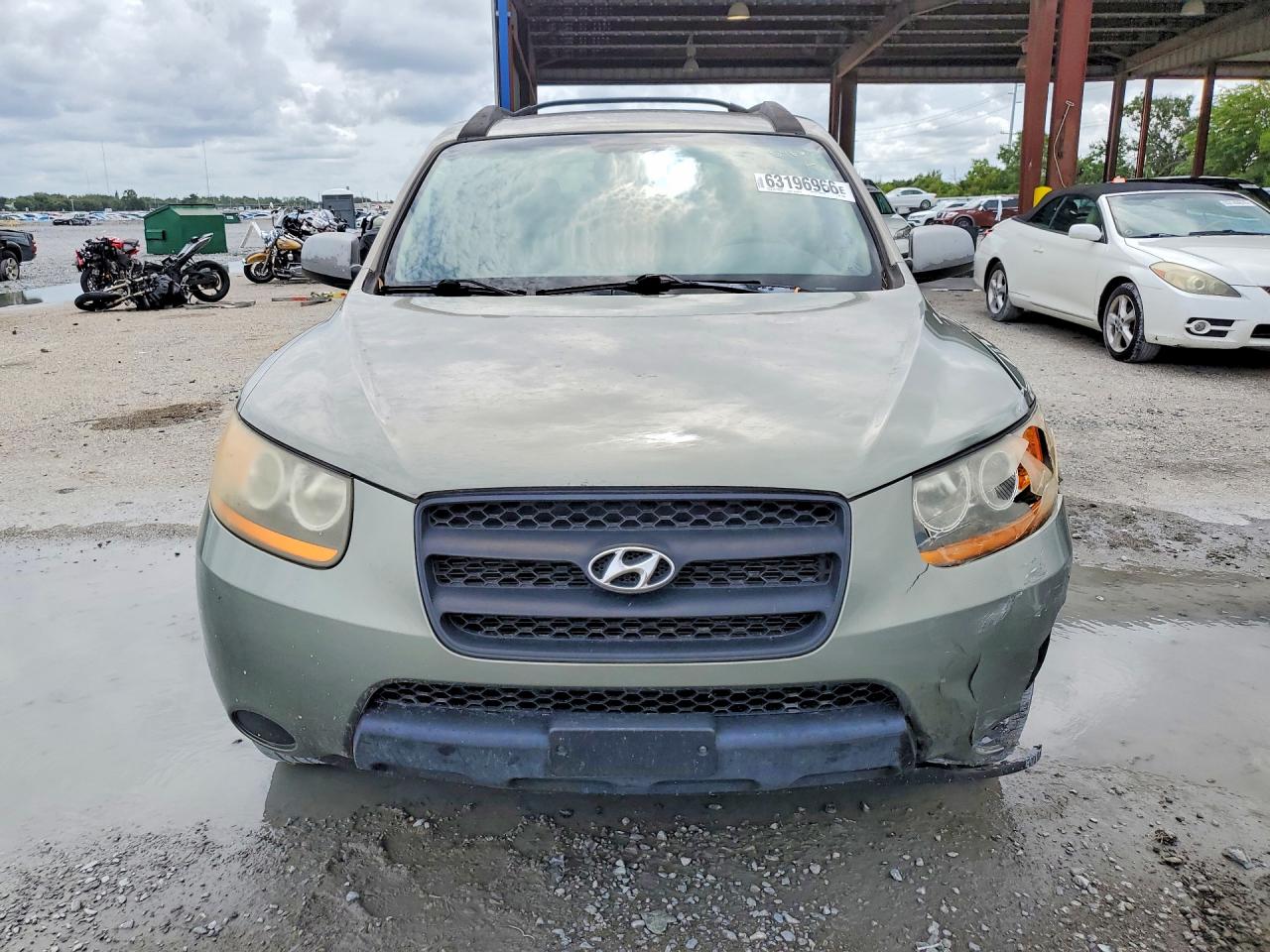 2008 Hyundai Santa Fe Gls Green vin: 5NMSG13DX8H180592