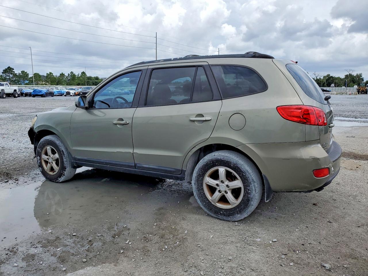 2008 Hyundai Santa Fe Gls Green vin: 5NMSG13DX8H180592