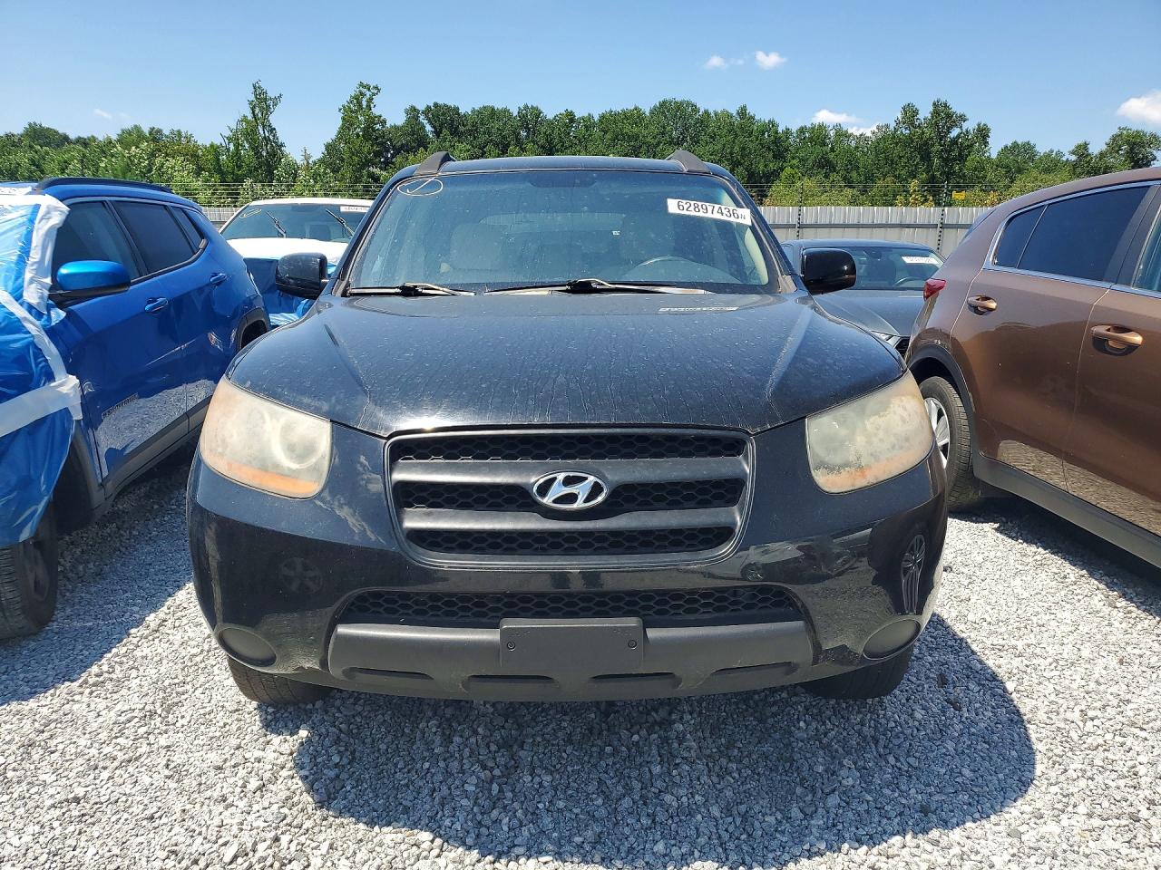 2008 Hyundai Santa Fe Gls Black vin: 5NMSG13DX8H189602