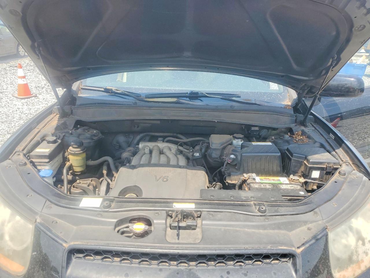 2008 Hyundai Santa Fe Gls Black vin: 5NMSG13DX8H189602