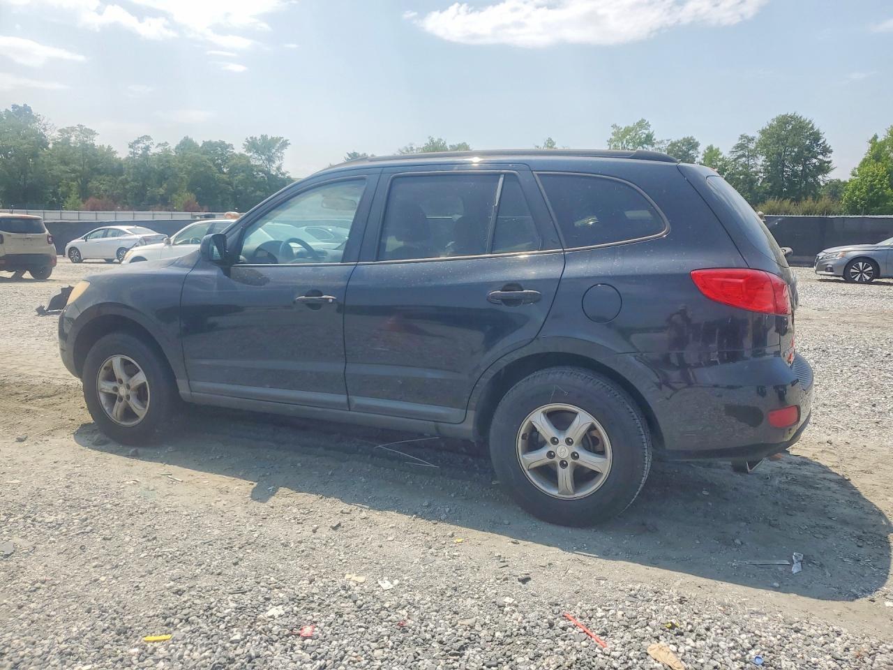 2008 Hyundai Santa Fe Gls Black vin: 5NMSG13DX8H189602