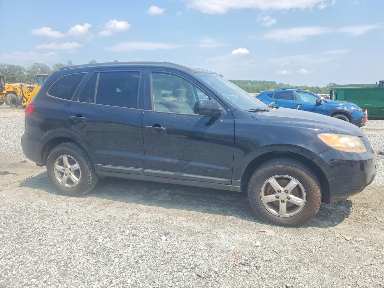 2008 Hyundai Santa Fe Gls Black vin: 5NMSG13DX8H189602