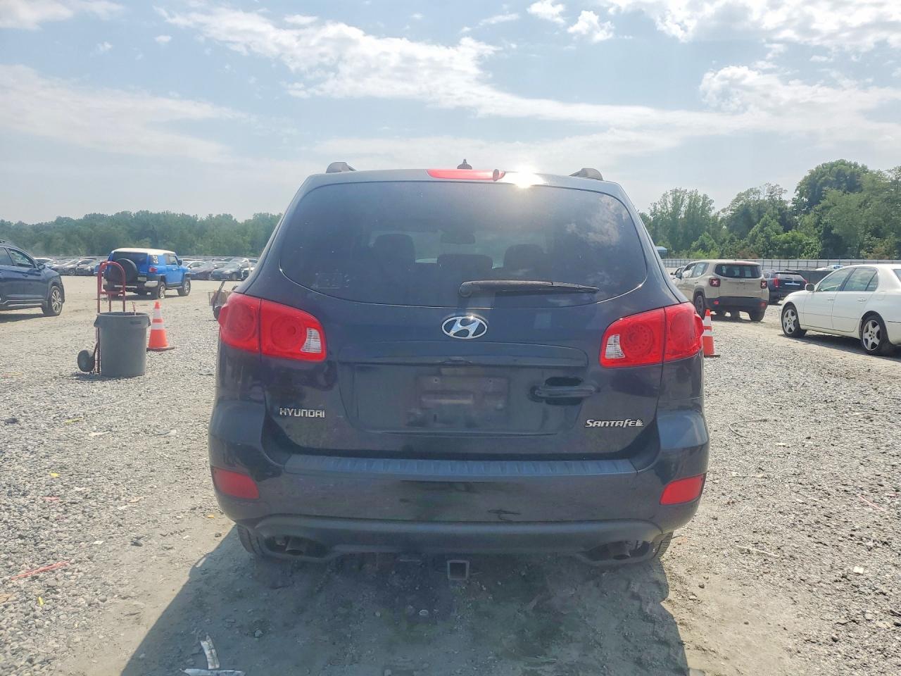2008 Hyundai Santa Fe Gls Black vin: 5NMSG13DX8H189602