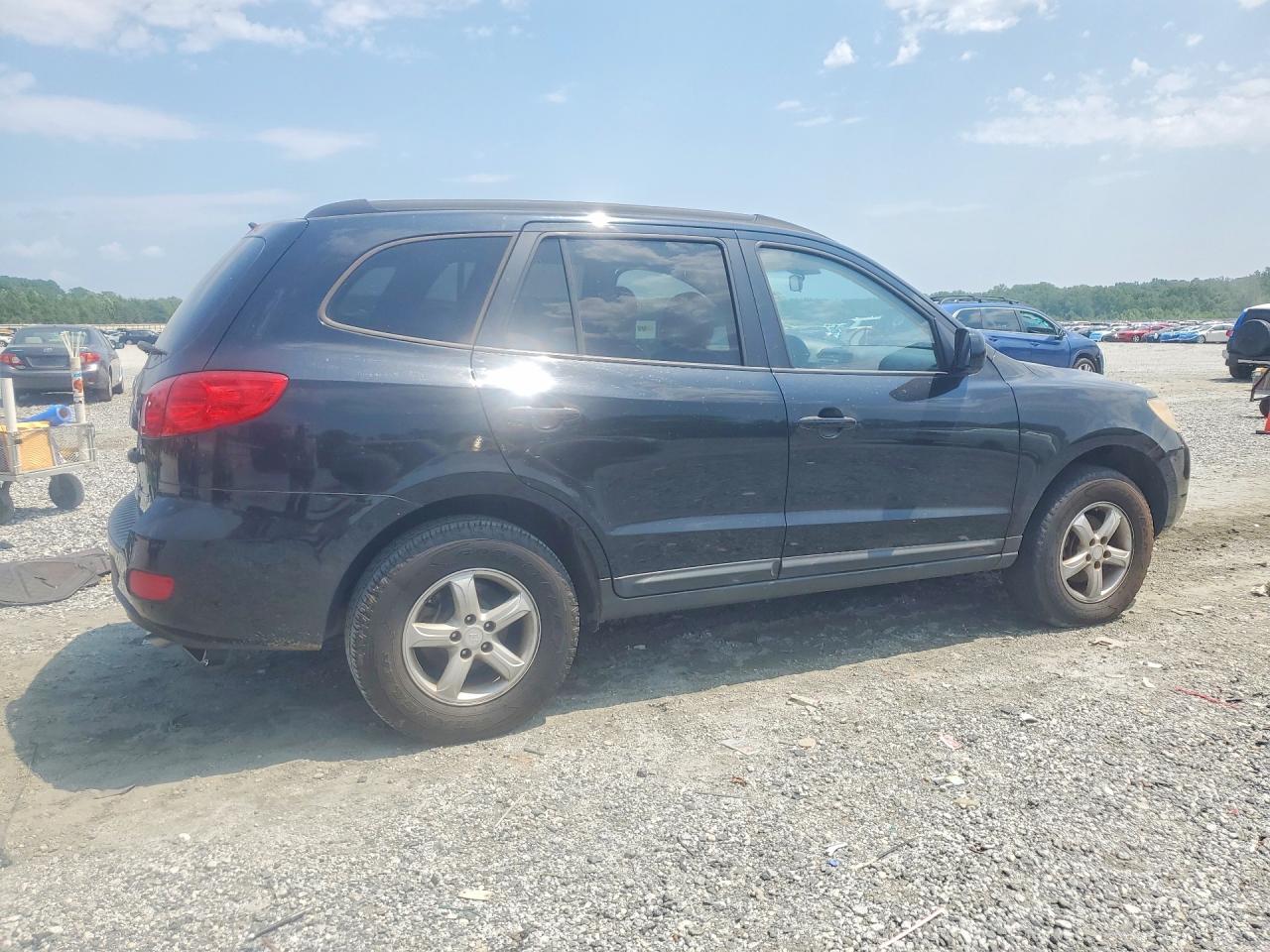 2008 Hyundai Santa Fe Gls Black vin: 5NMSG13DX8H189602