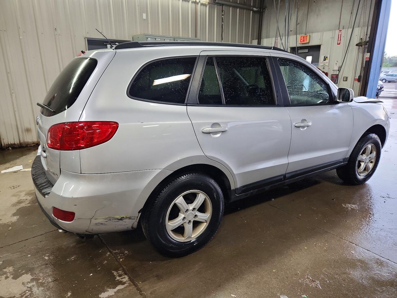 2008 Hyundai Santa Fe Gls Silver vin: 5NMSG13DX8H200968