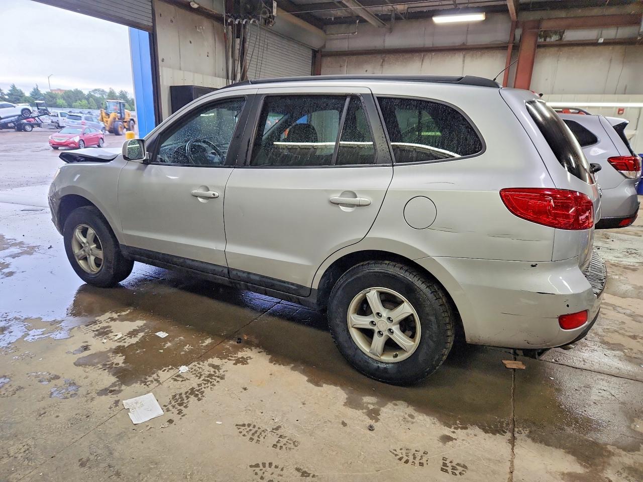 2008 Hyundai Santa Fe Gls Silver vin: 5NMSG13DX8H200968