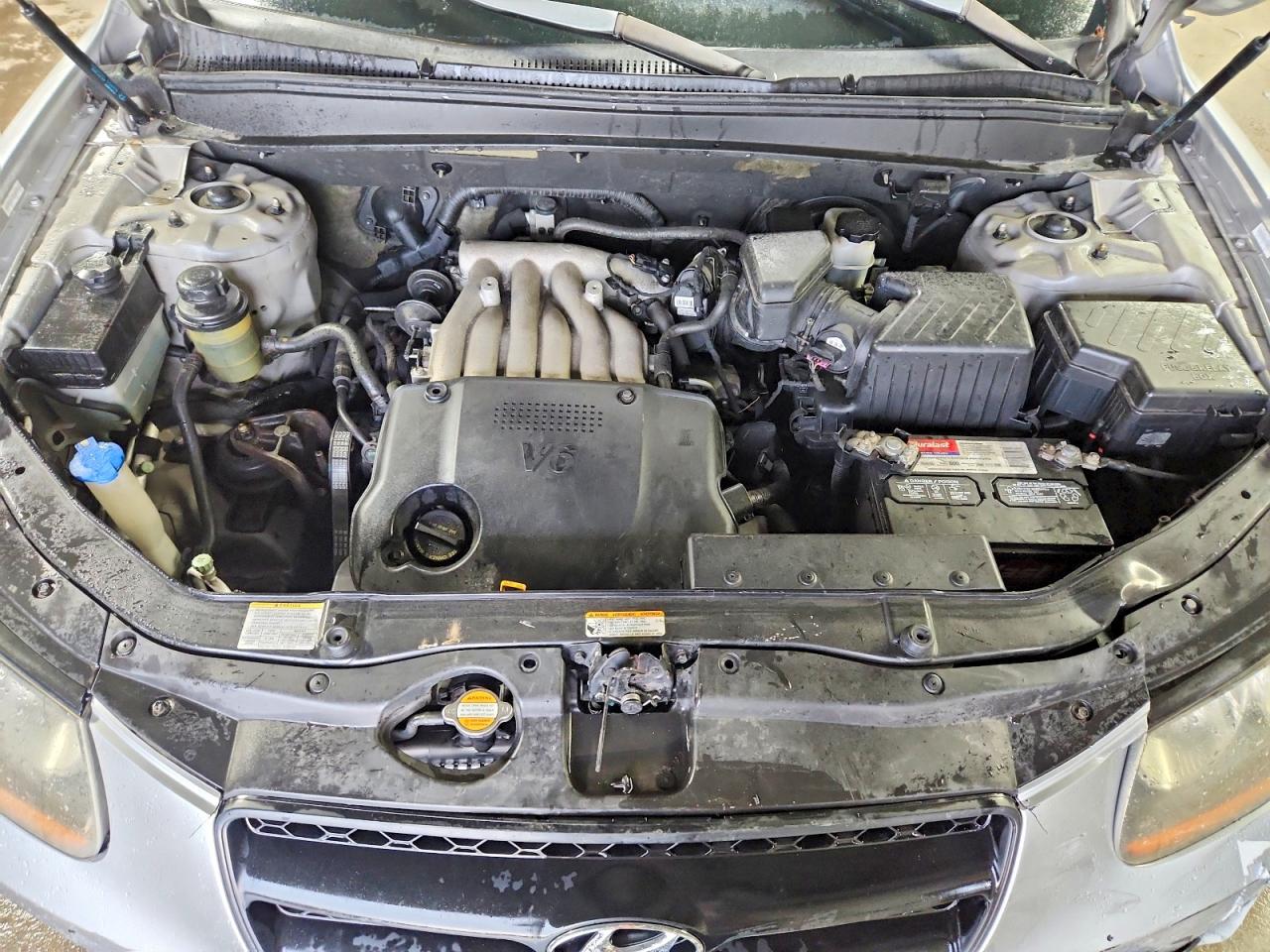 2008 Hyundai Santa Fe Gls Silver vin: 5NMSG13DX8H200968