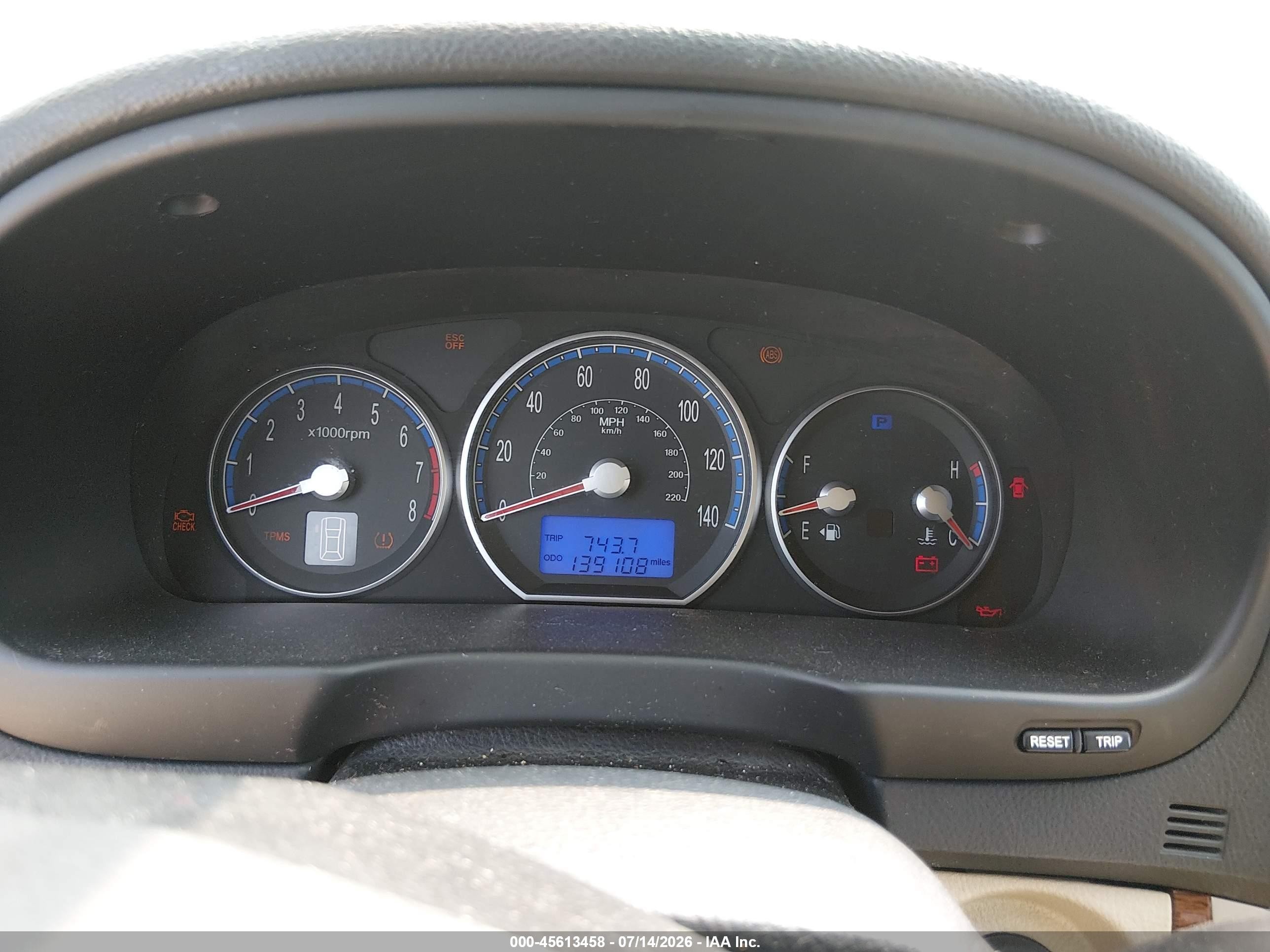 2008 Hyundai Santa Fe Gls Blue vin: 5NMSG13DX8H204681